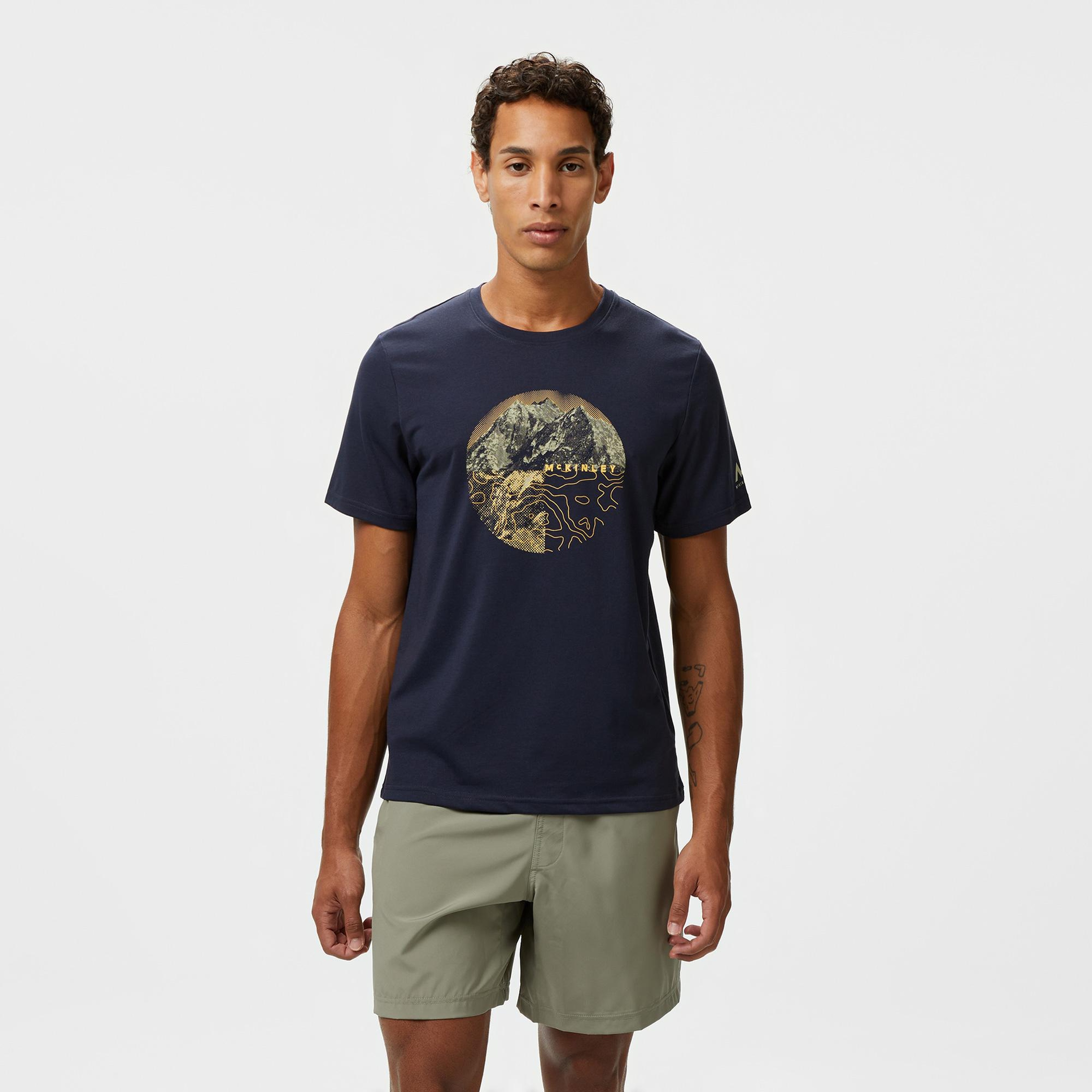 McKinley Galla Erkek Lacivert T-Shirt