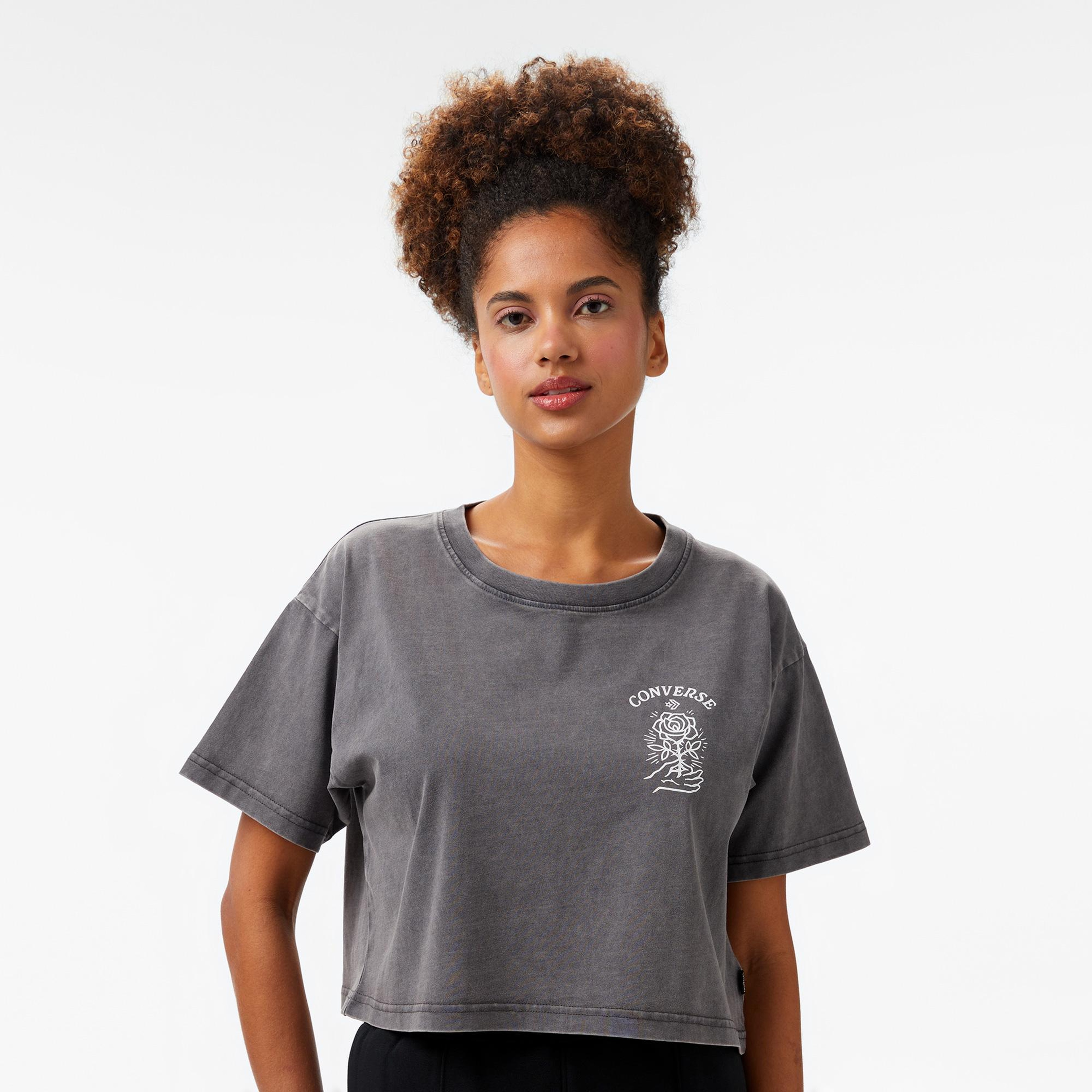 Converse Kadın Gri T-Shirt