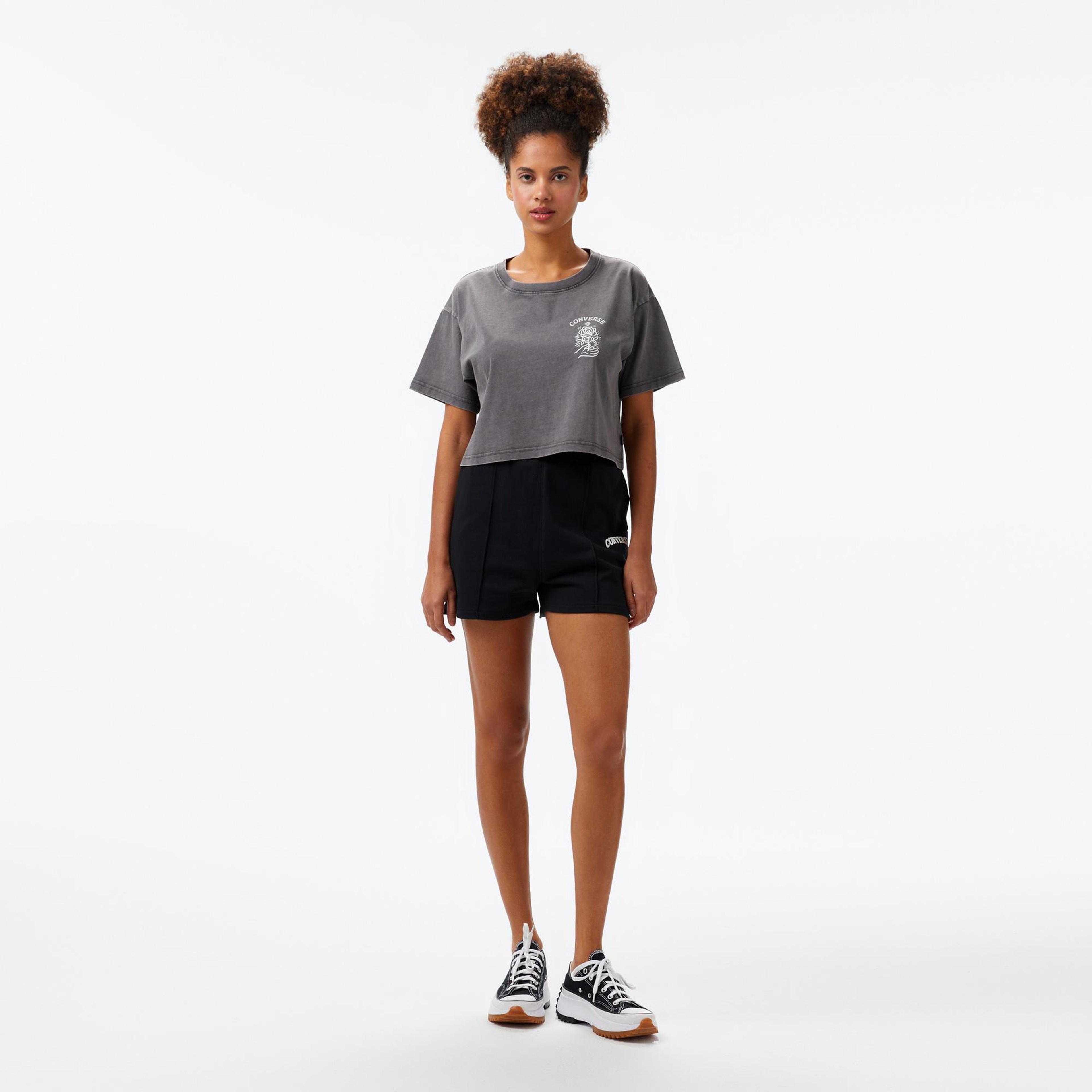 Converse Kadın Gri T-Shirt