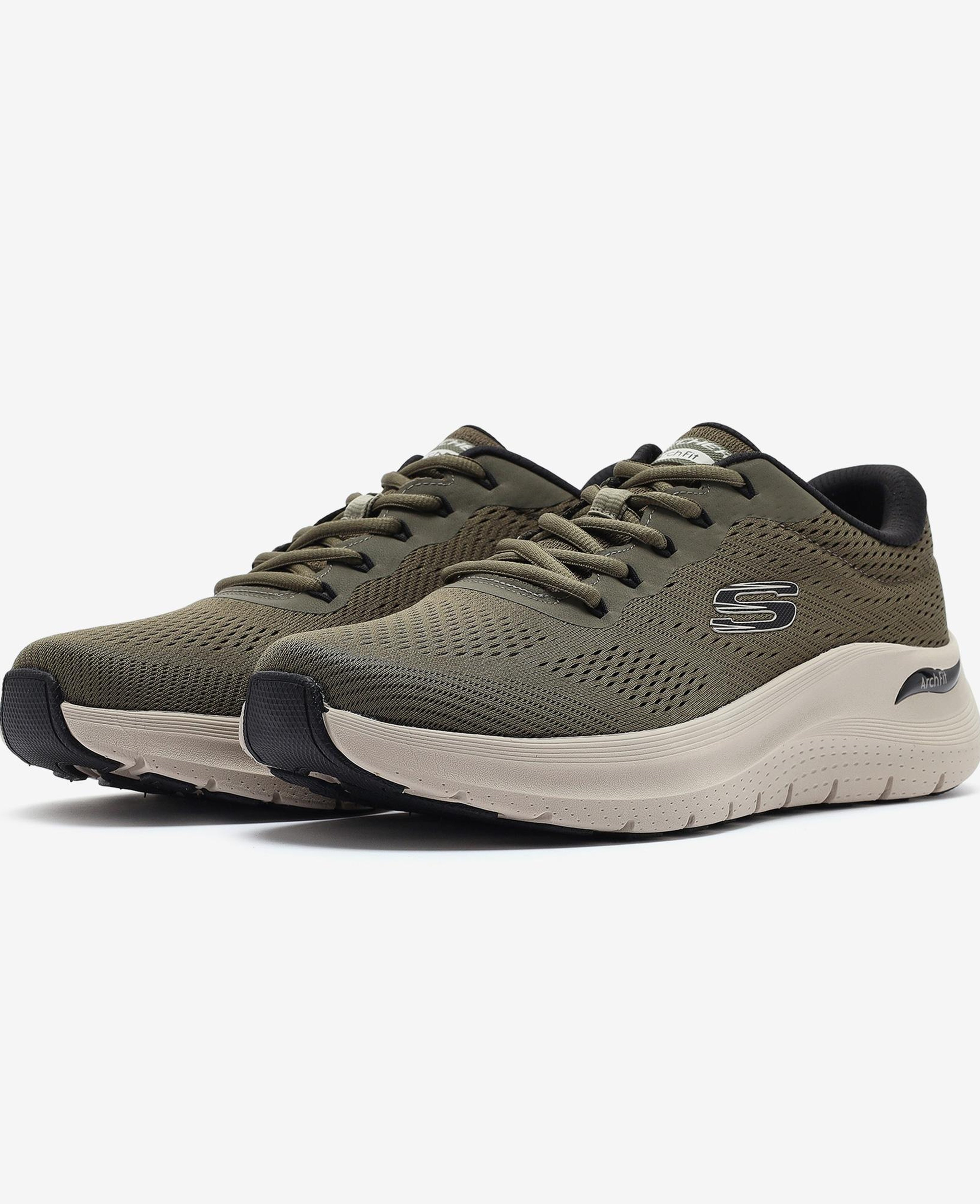 Skechers Arch Fit 2.0 Erkek Yeşil Spor Ayakkabı
