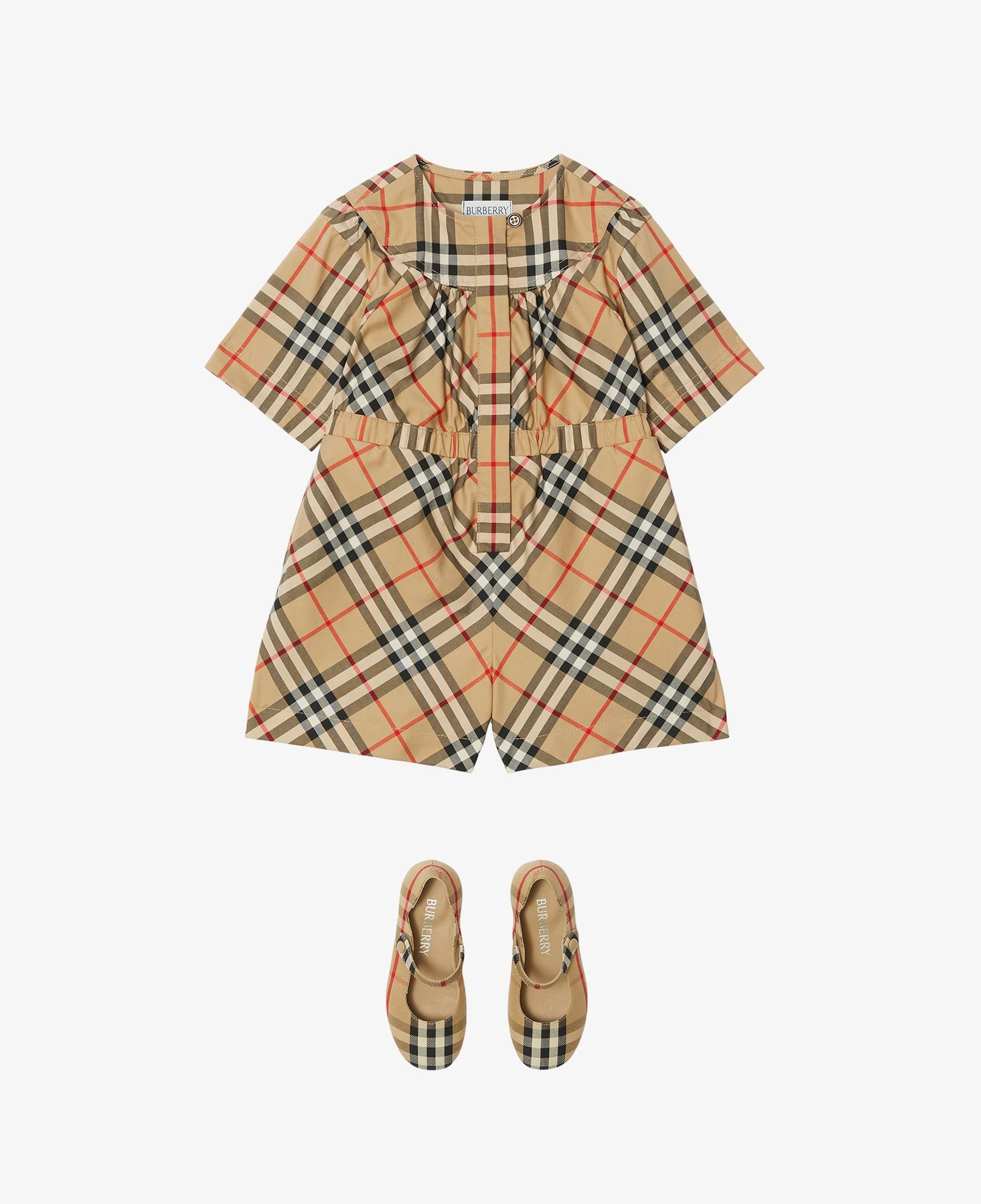 Burberry Çocuk Bej Çocuk Tulumu