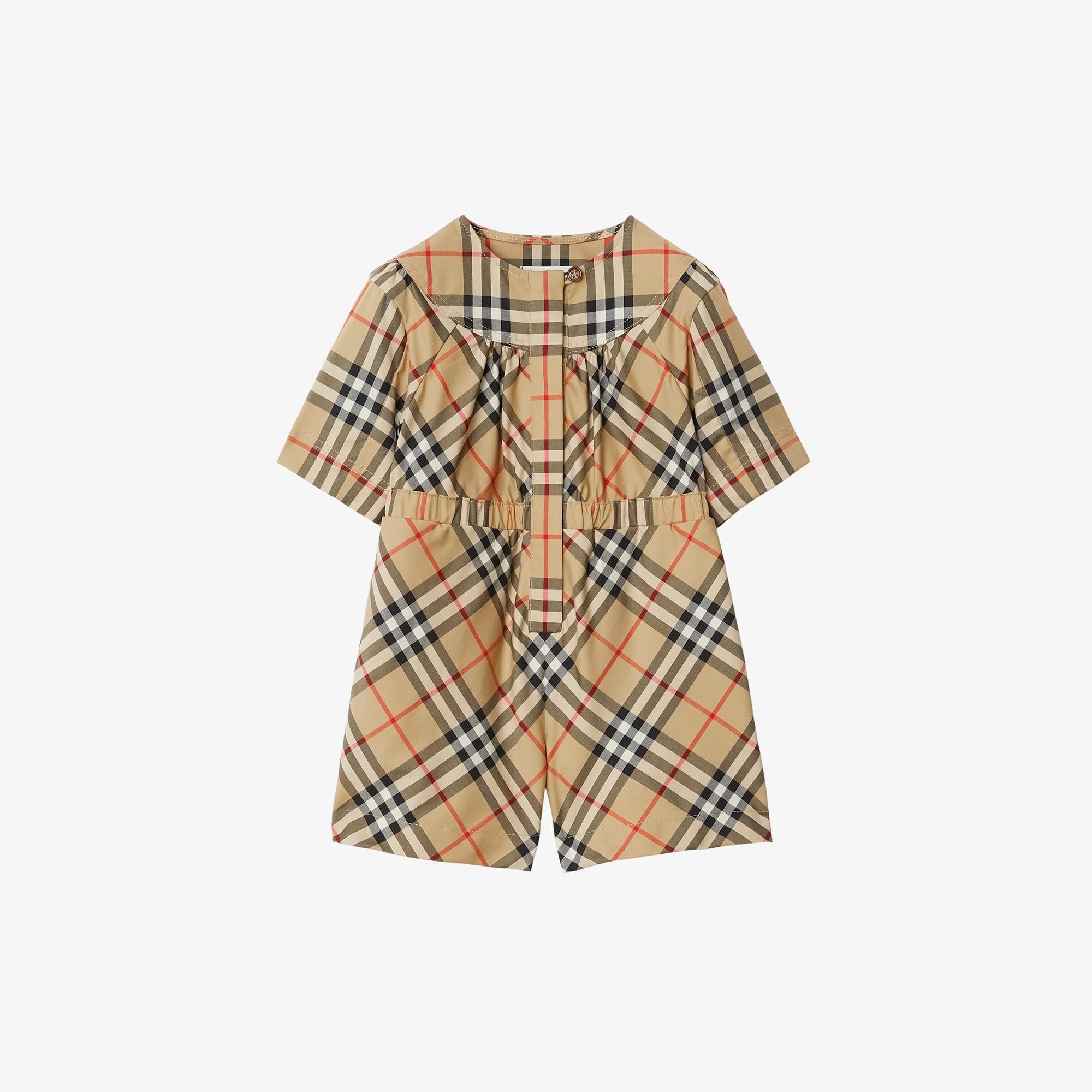 Burberry Çocuk Bej Çocuk Tulumu