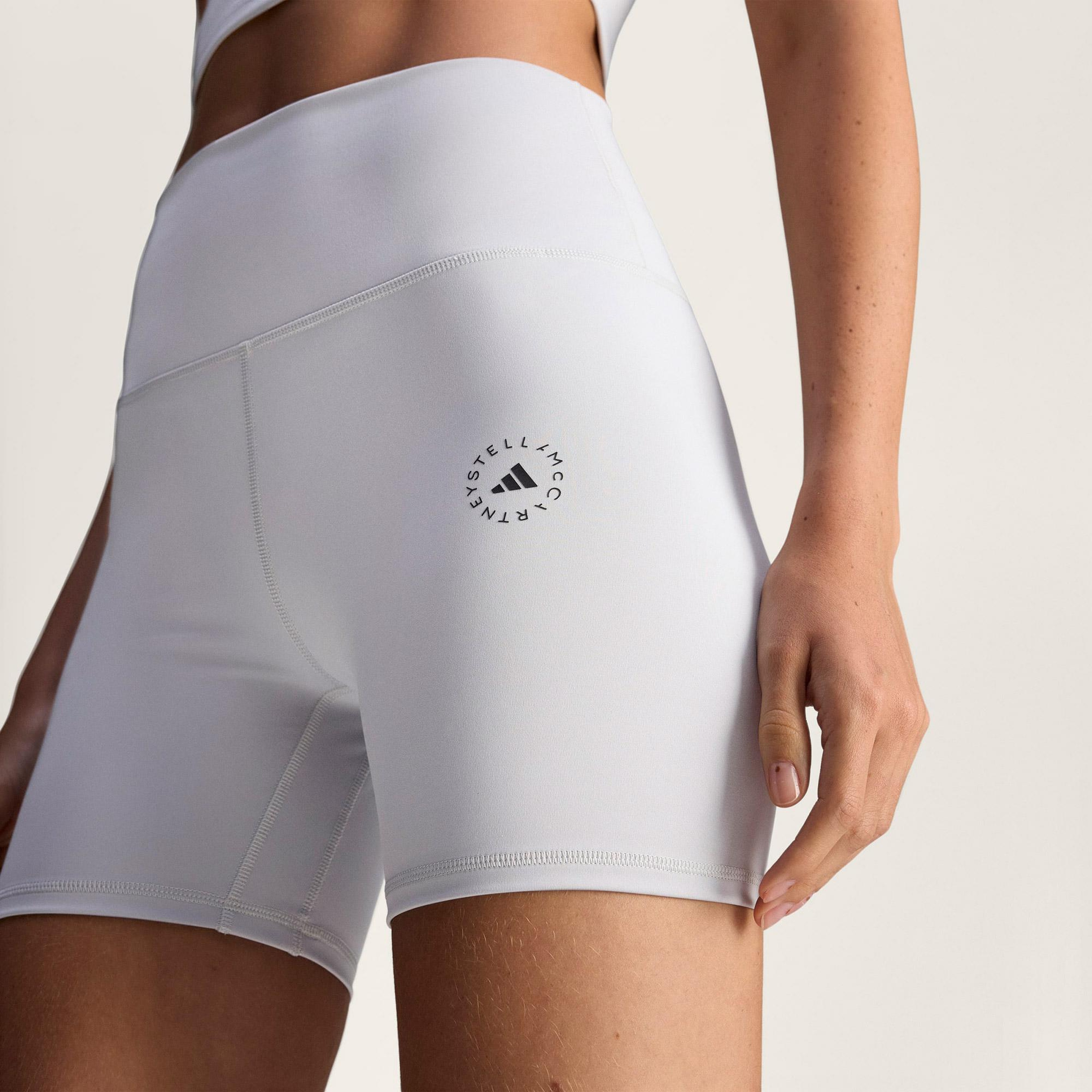 adidas by Stella McCartney Kadın Gri Kısa Yoga Taytı