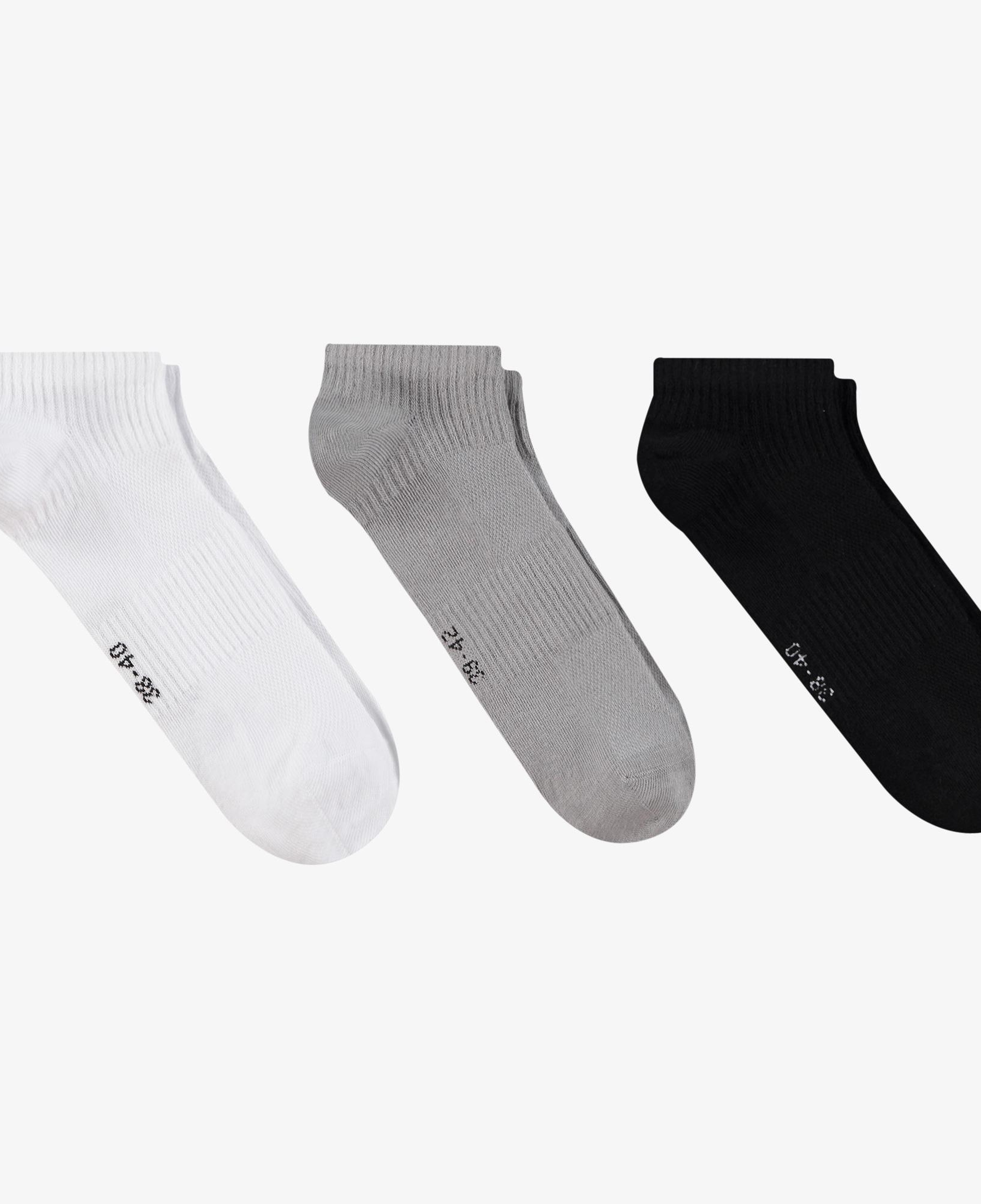 UNITED4 Classic 3lü Unisex Beyaz Çorap