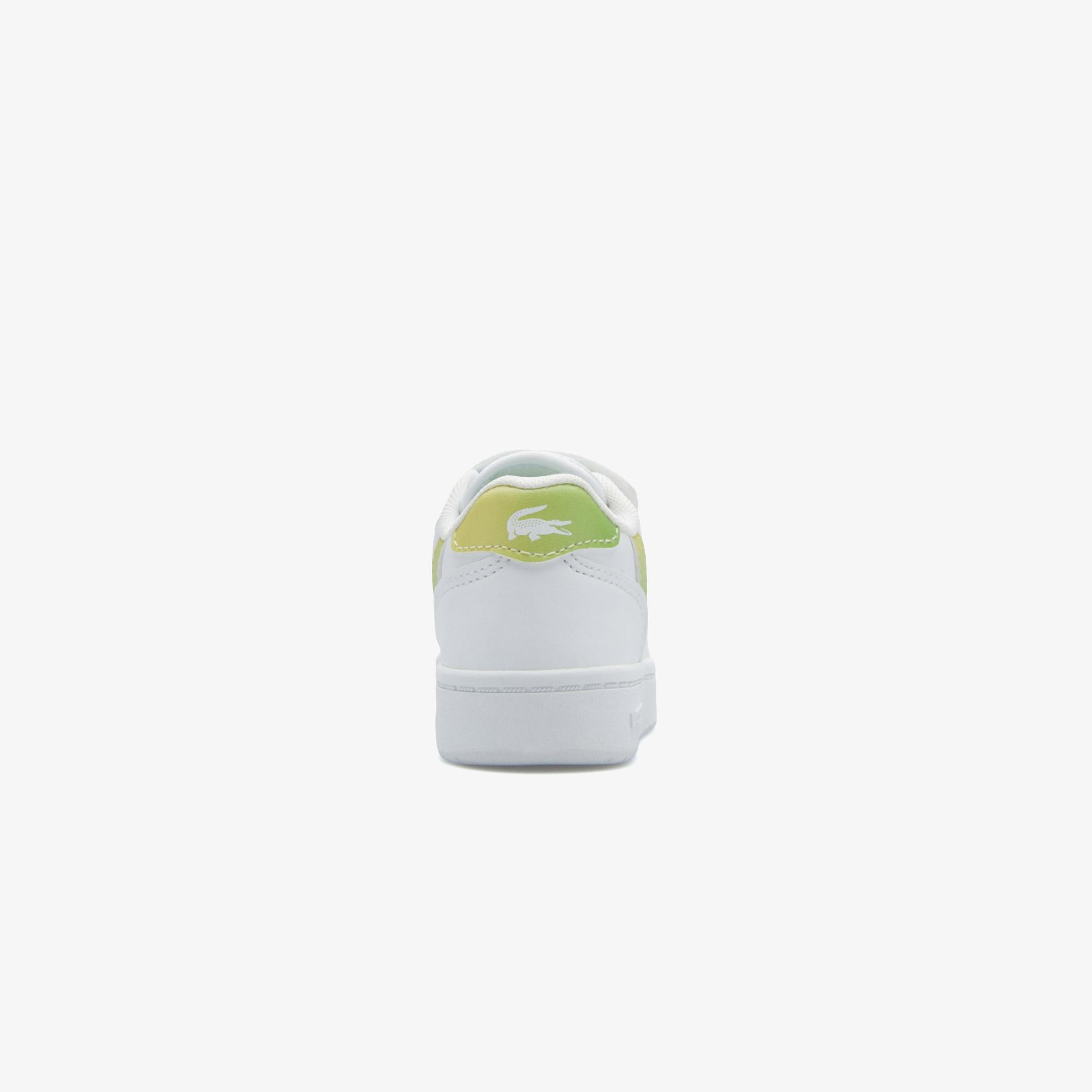 Lacoste T-Clip Çocuk Beyaz Cırt Cırtlı Sneaker
