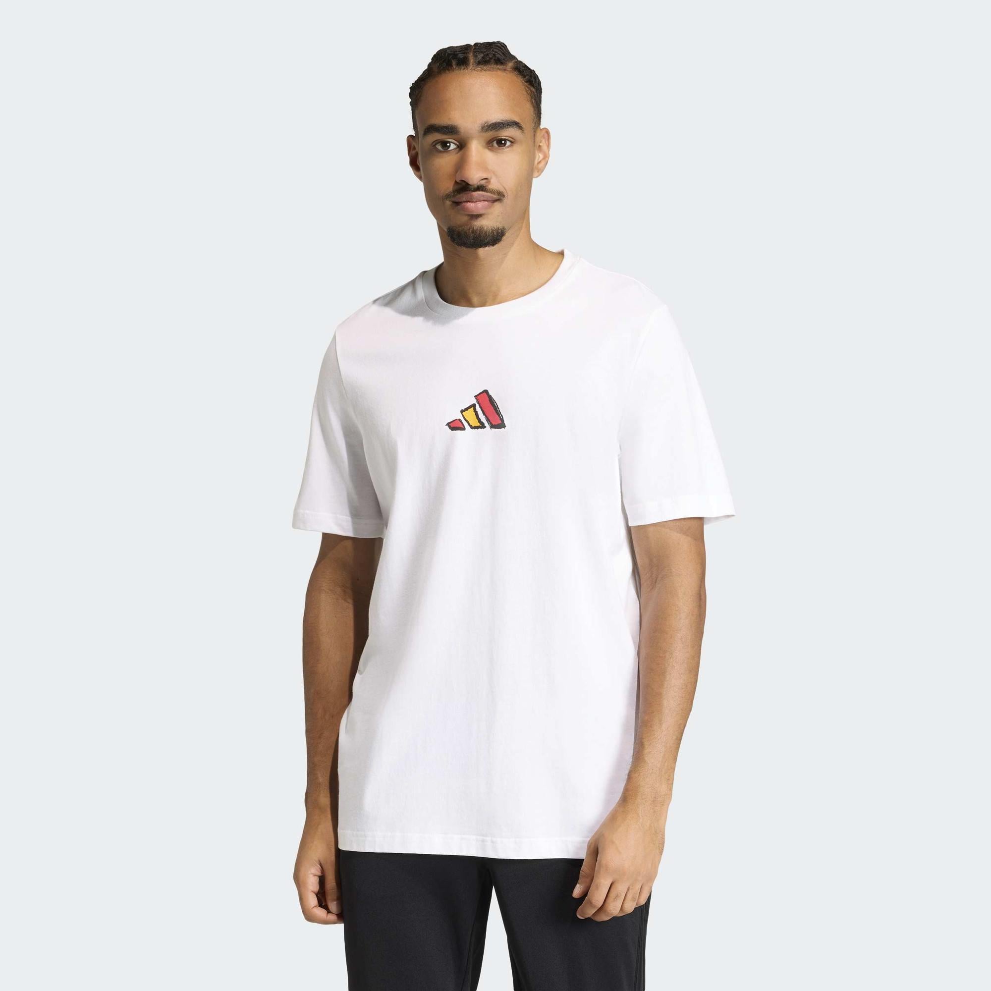 adidas İspanya Tango Graphic Erkek Beyaz T-Shirt