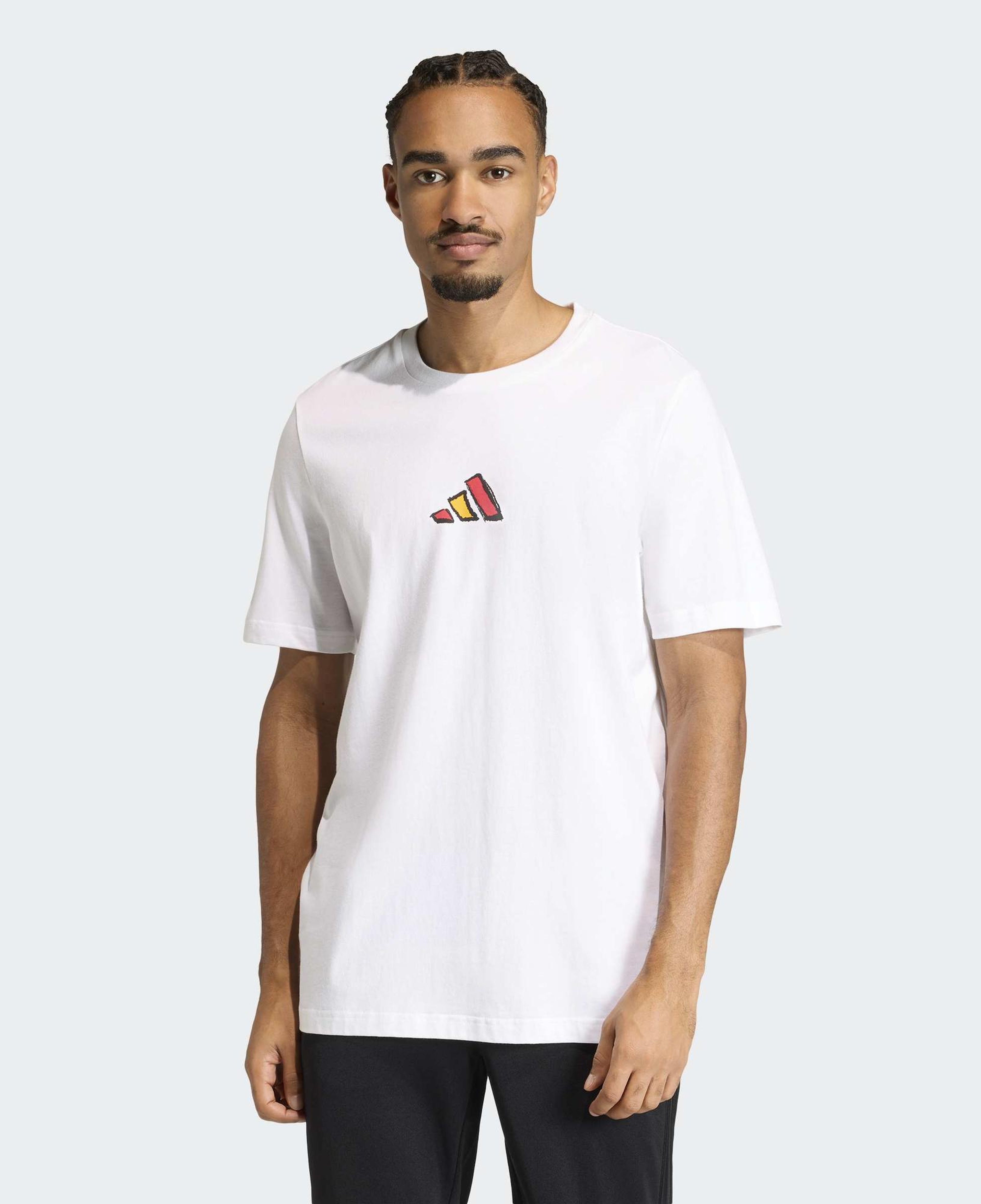 adidas İspanya Tango Graphic Erkek Beyaz T-Shirt