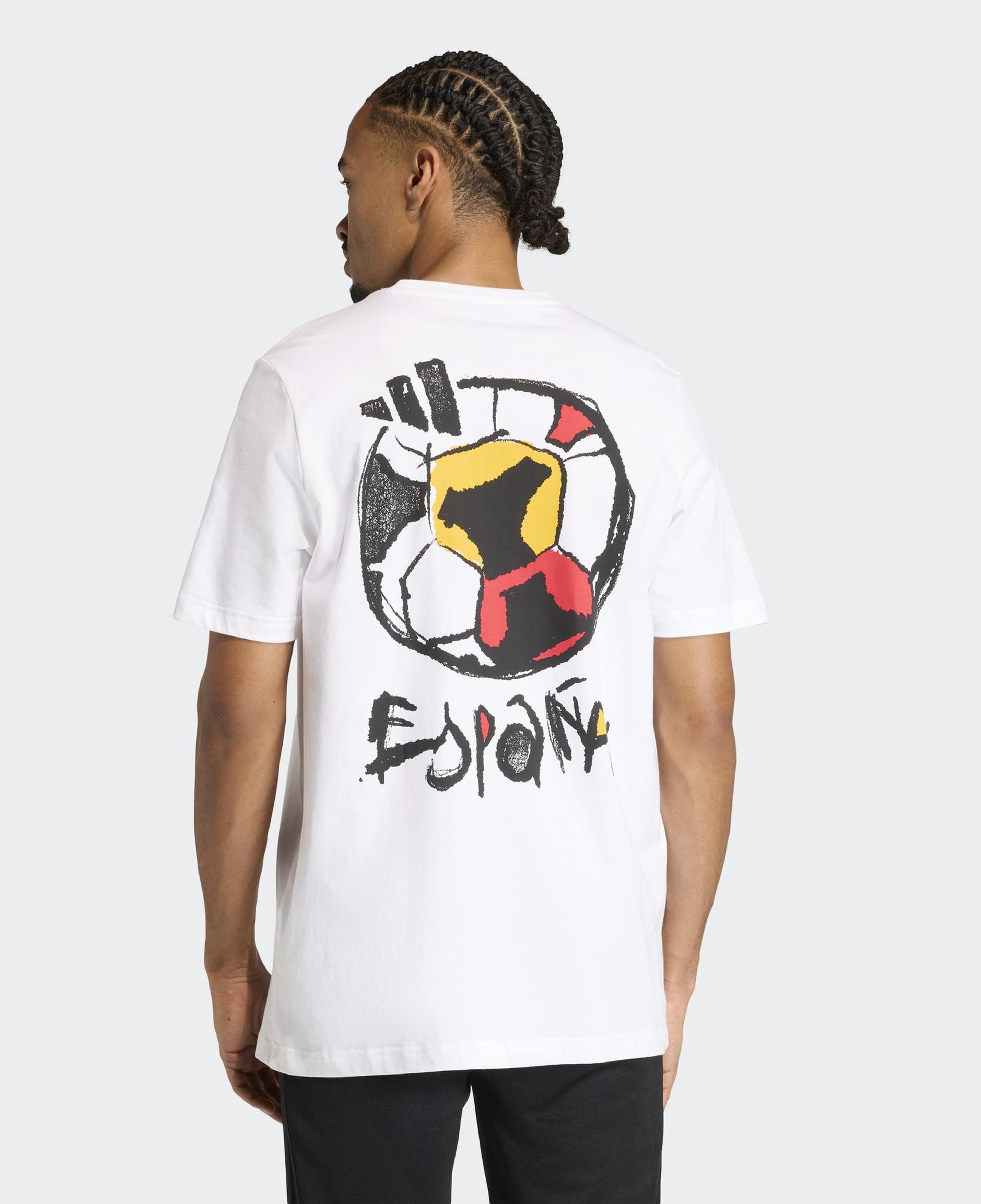 adidas İspanya Tango Graphic Erkek Beyaz T-Shirt