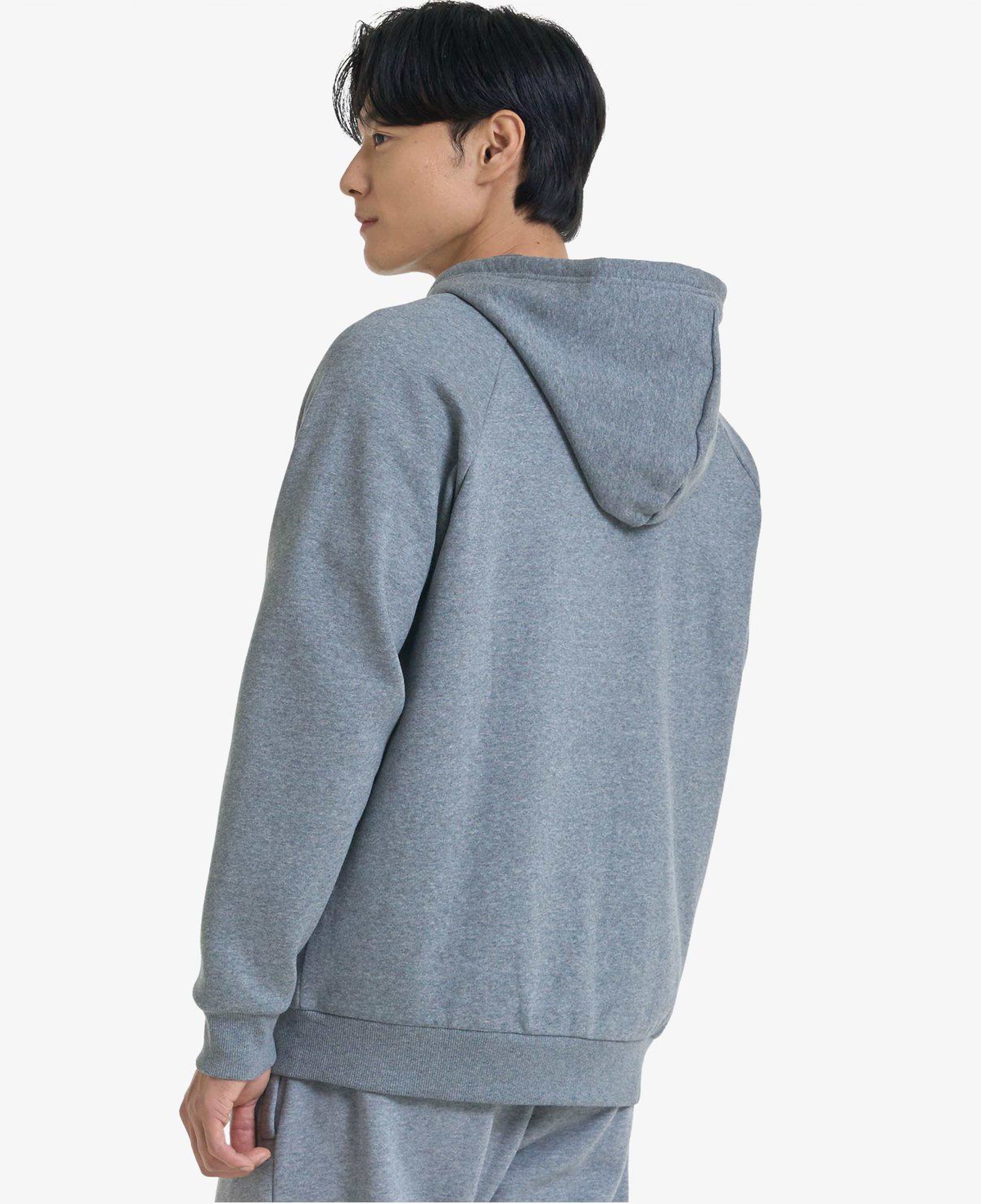 Under Armour Rival Fleece FZ Hood Erkek Gri Sweatshirt