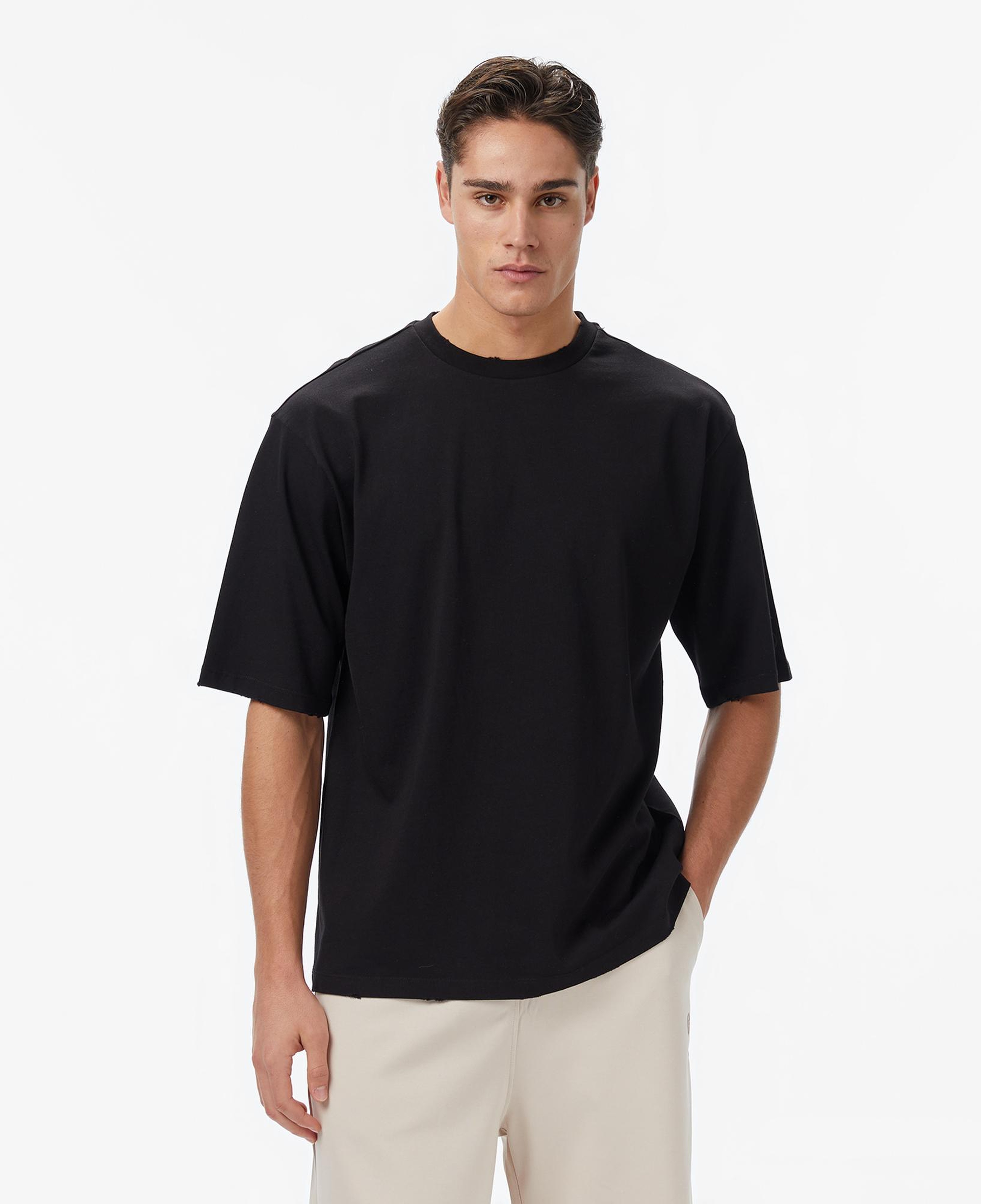UNITED4 Erkek Siyah T-Shirt
