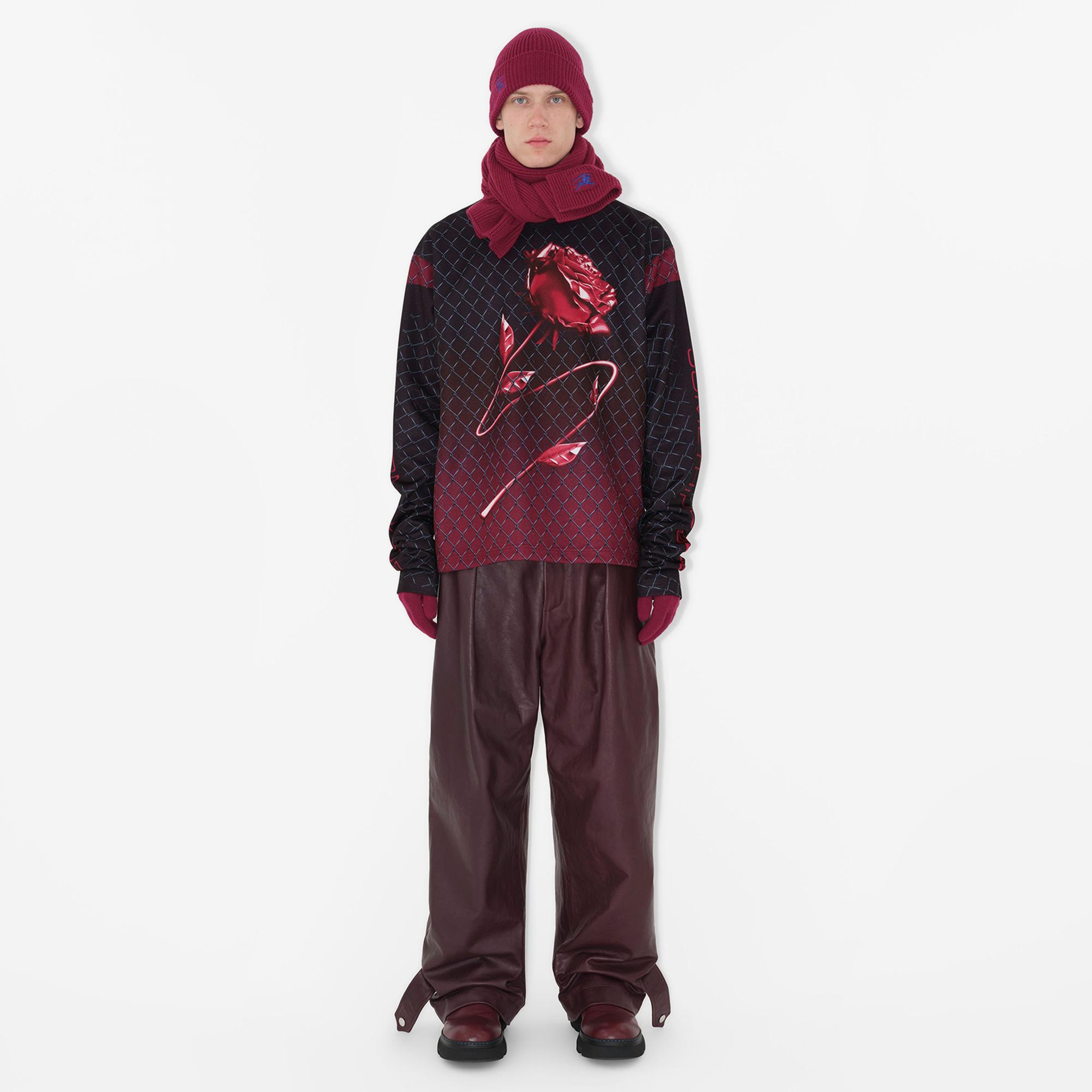Burberry Unisex Bordo Atkı