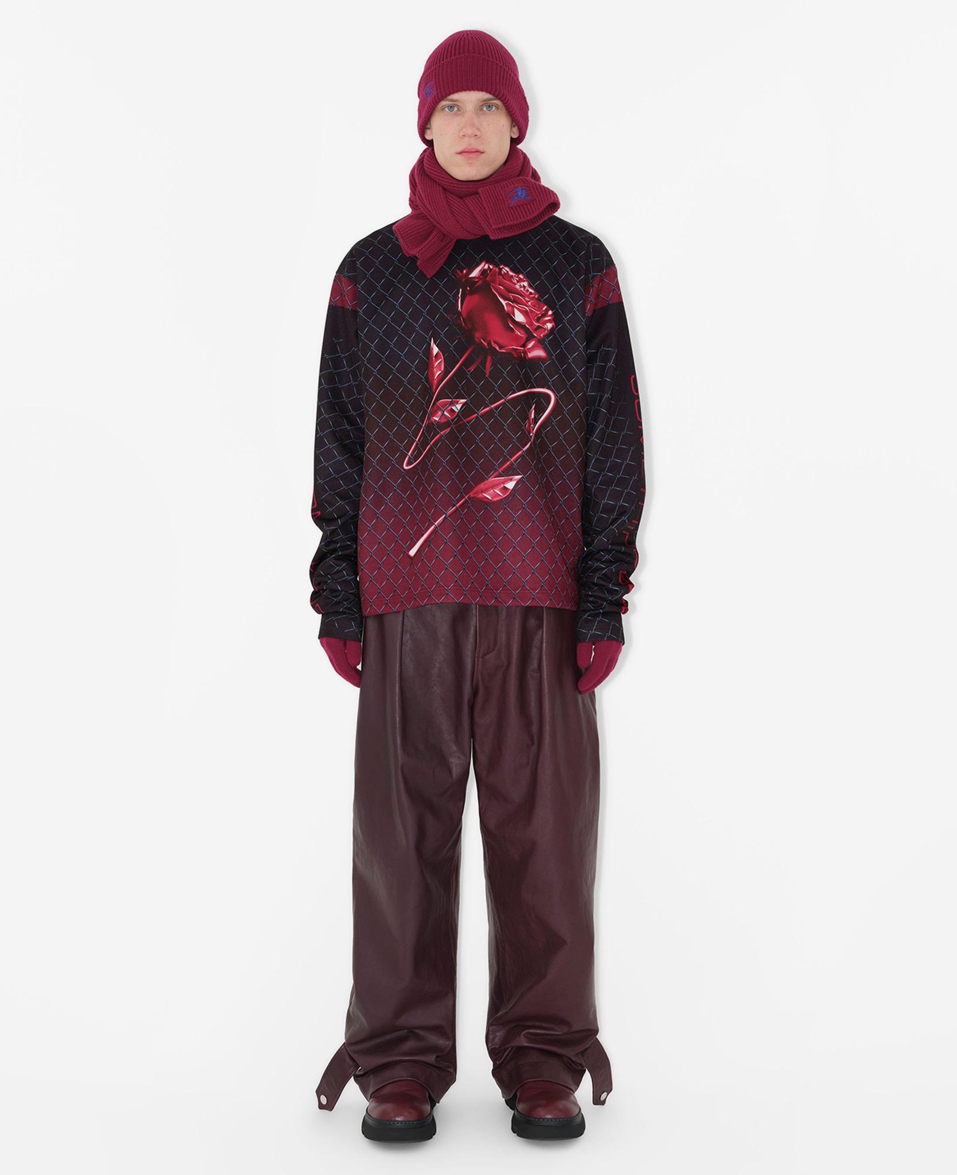 Burberry Unisex Bordo Atkı