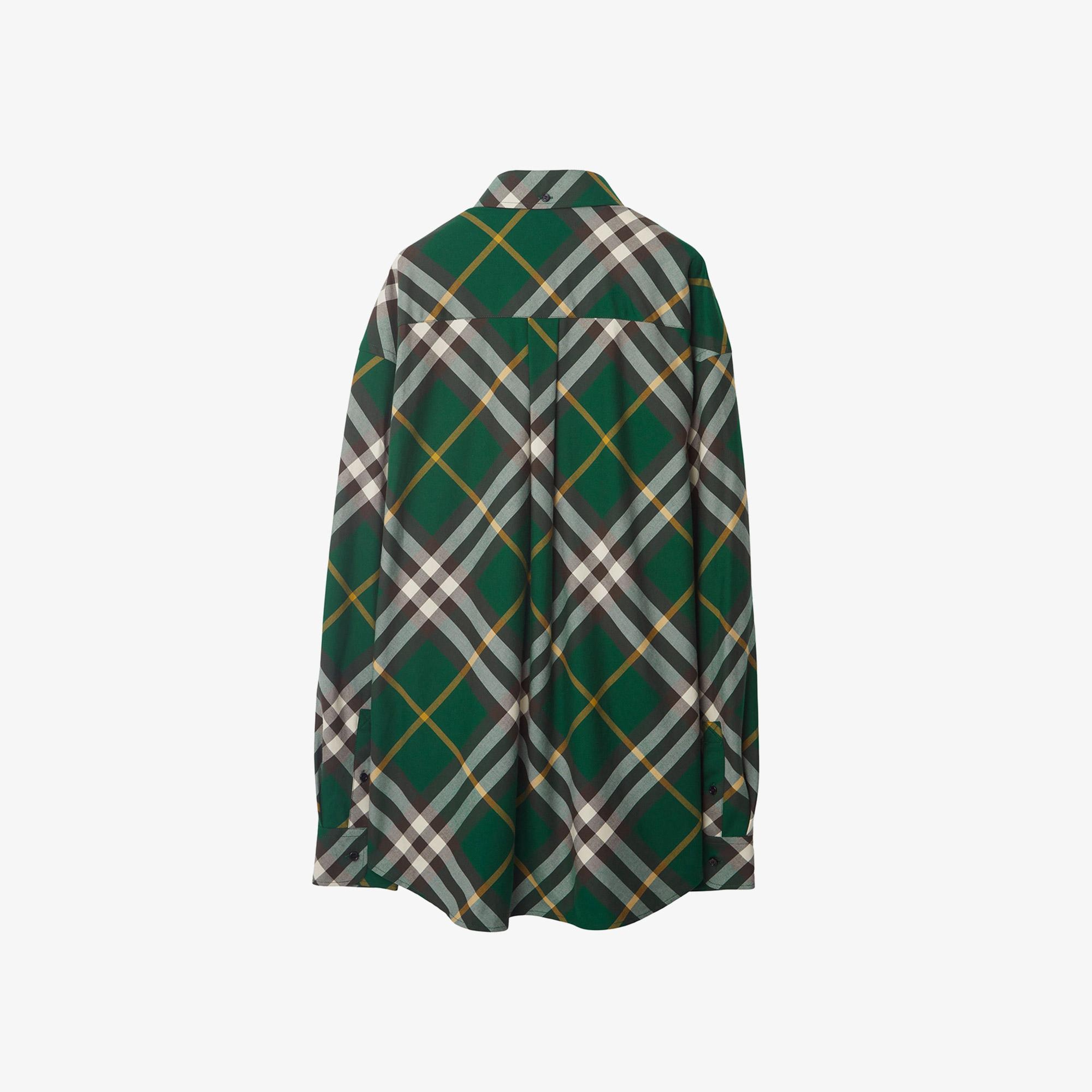 Burberry Erkek Yeşil Gömlek