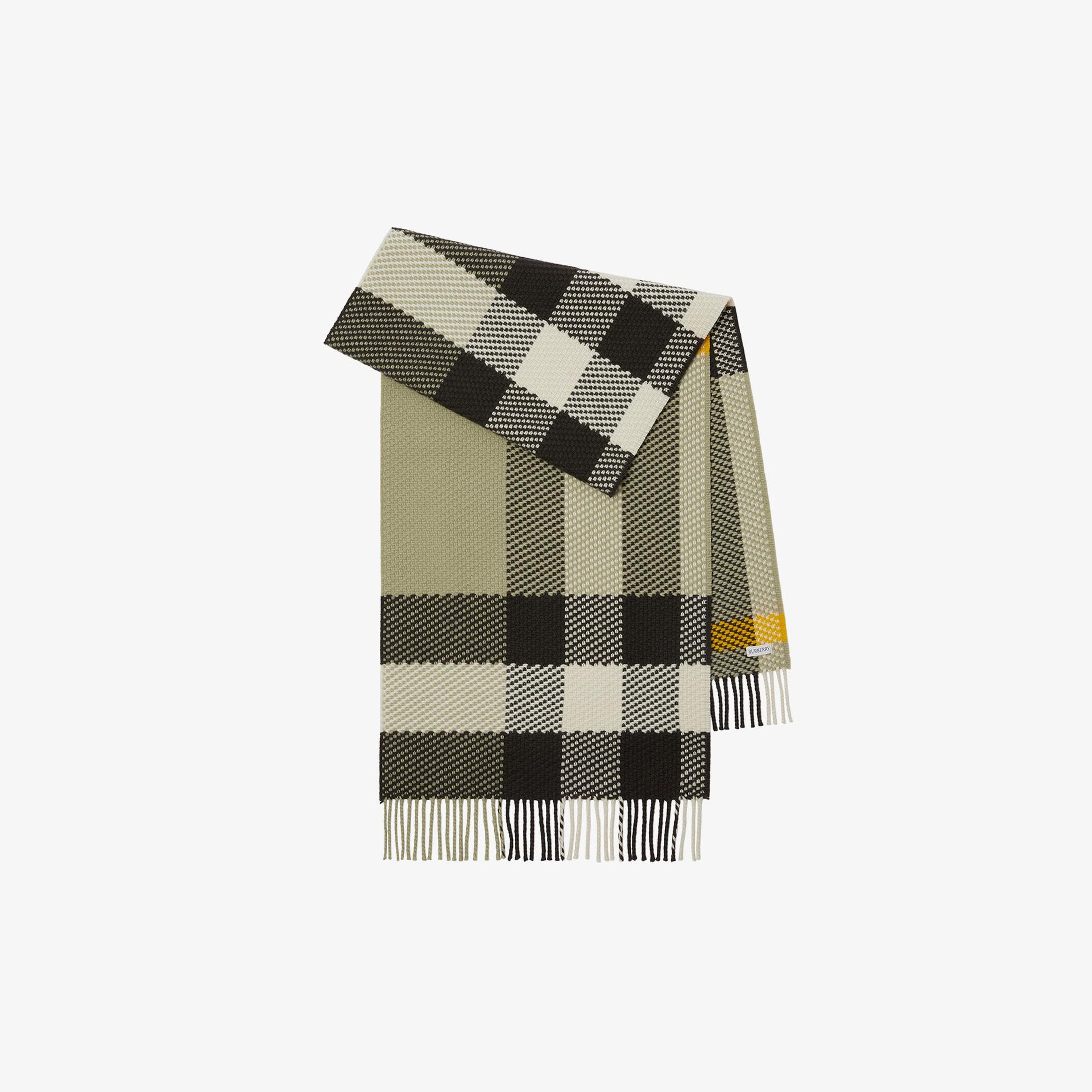 Burberry Unisex Bej Yün Atkı
