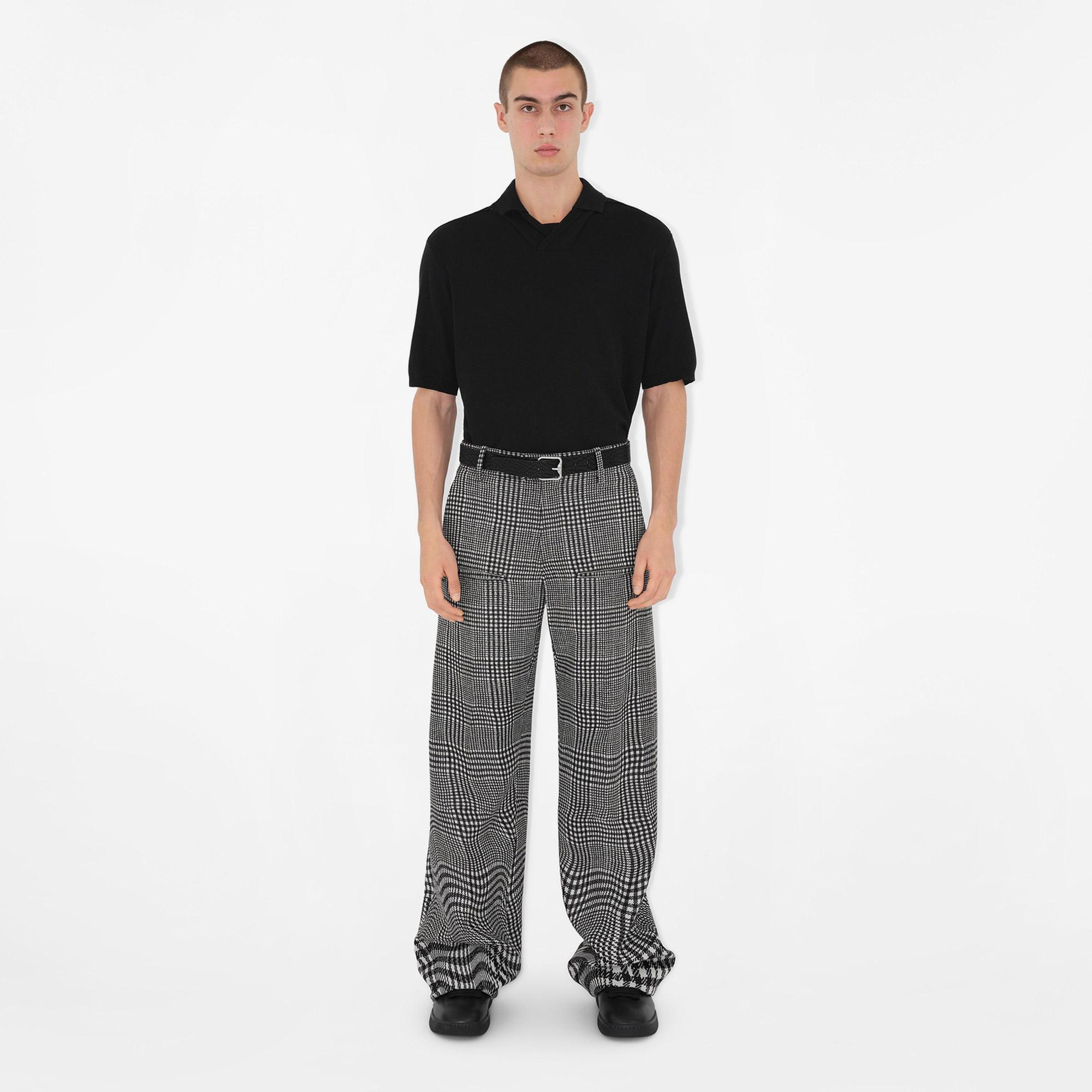 Erkek Siyah Yün Polo