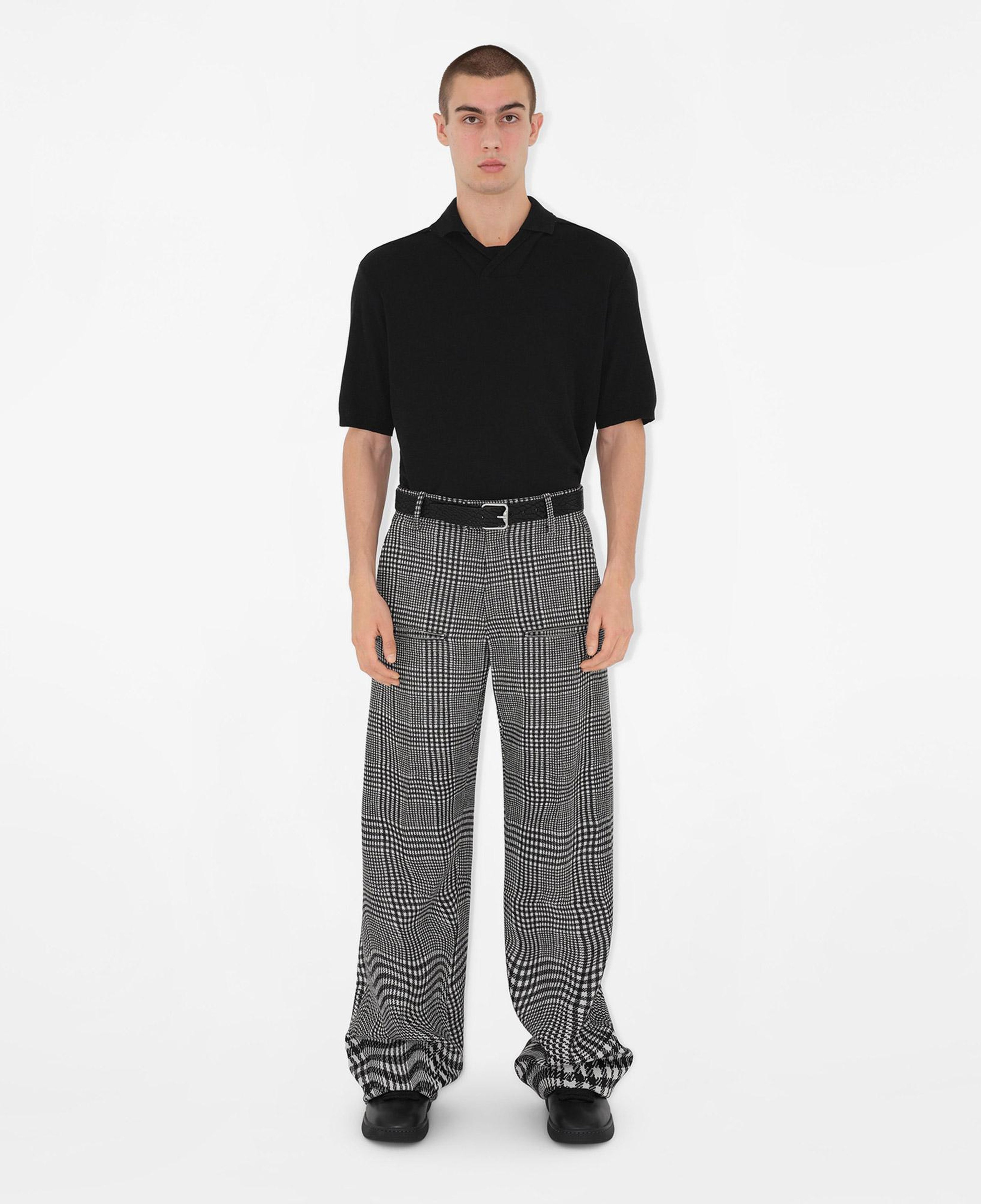 Erkek Siyah Yün Polo