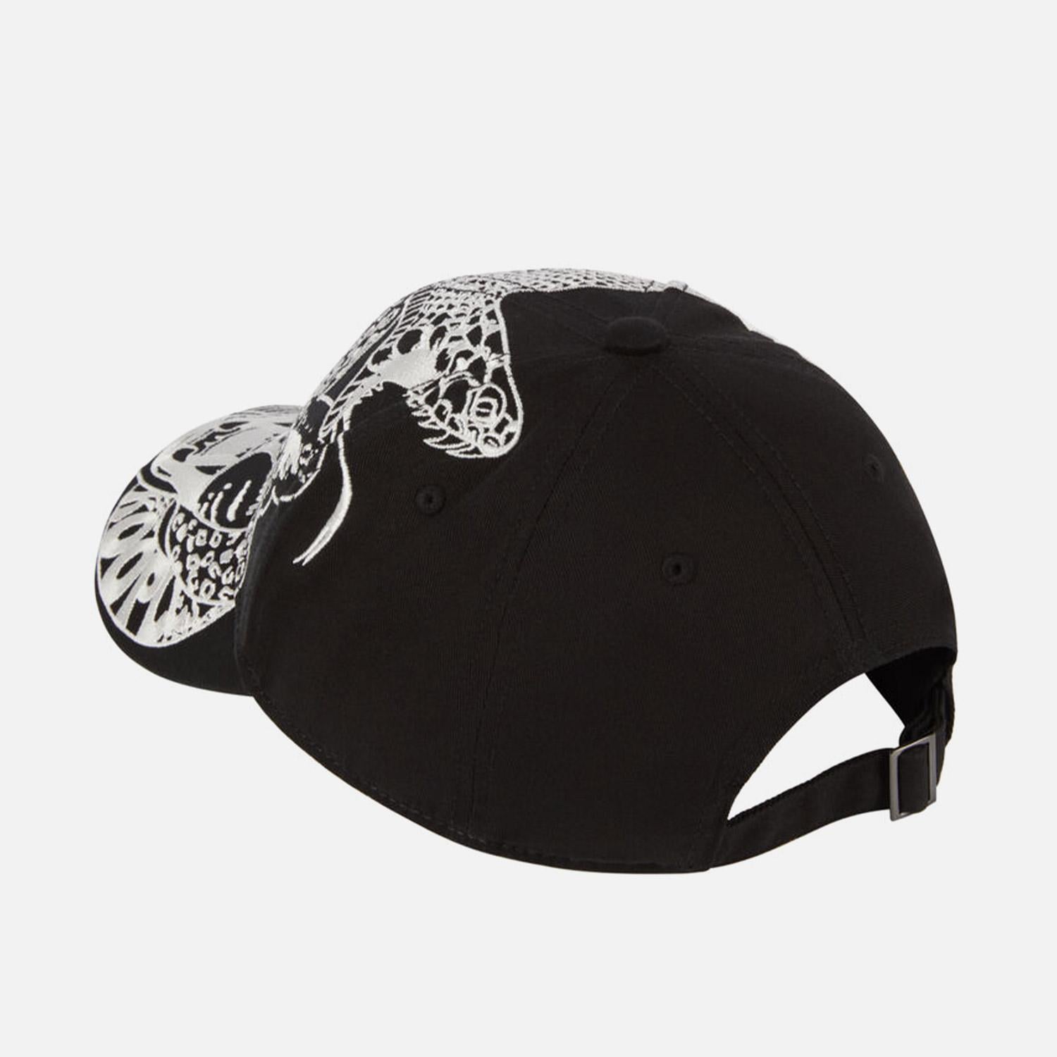 UNISEX DESENLİ SİYAH ŞAPKA