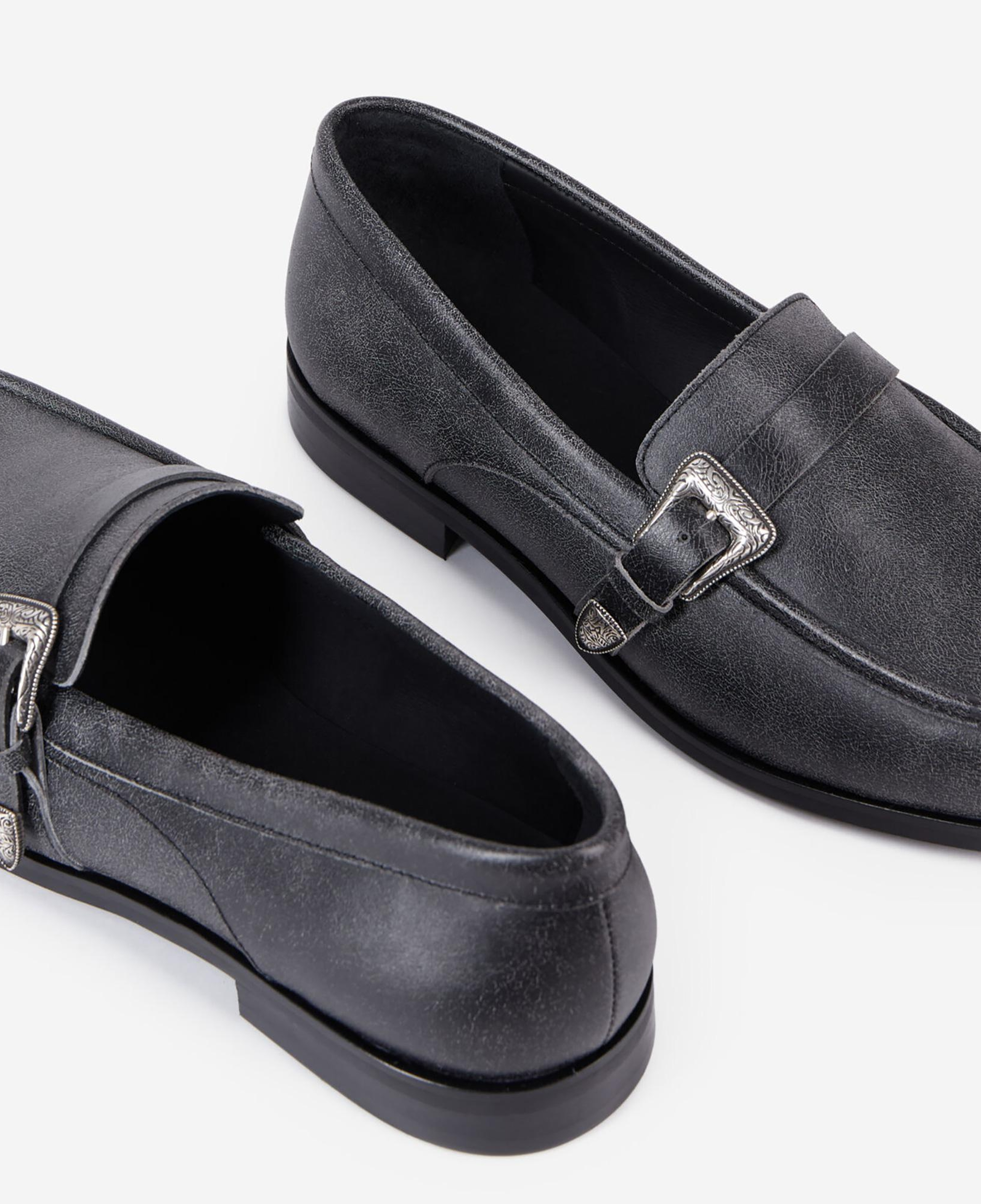 ERKEK Siyah Deri Ayakkabı