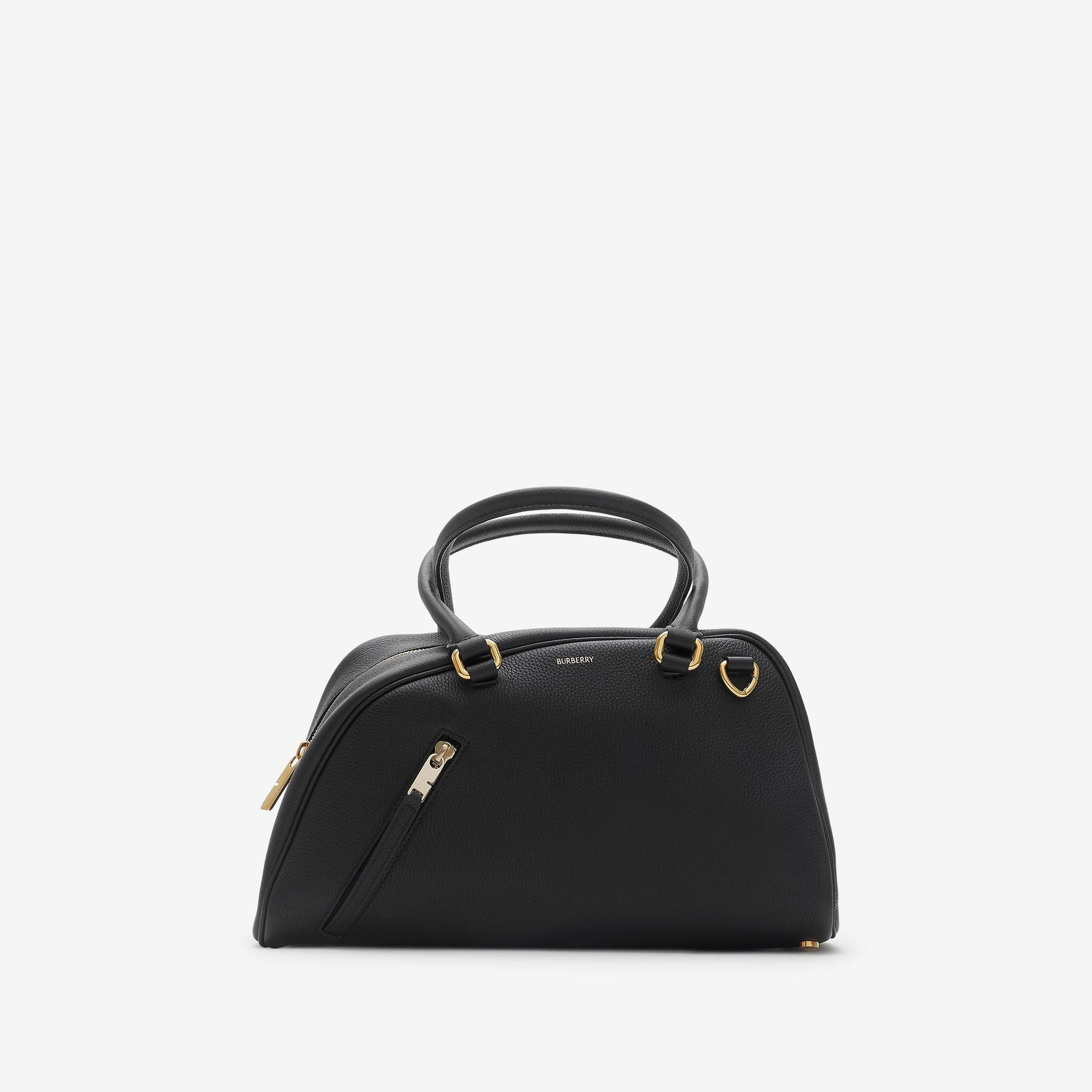 Burberry Small Shield Twin Bowling Kadın Siyah Omuz Çantası