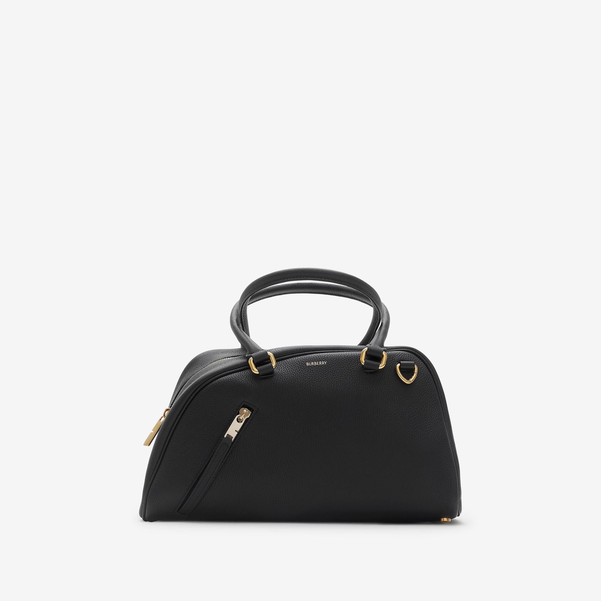 Burberry Small Shield Twin Bowling Kadın Siyah Omuz Çantası