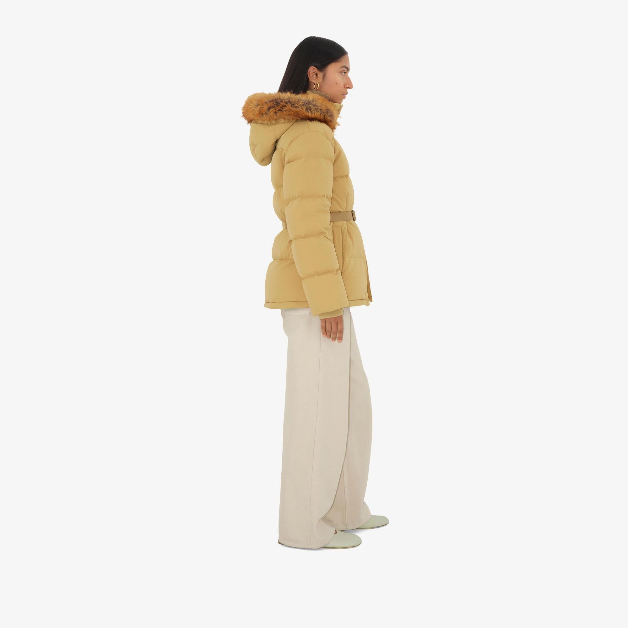 Burberry Kadın Sarı Mont