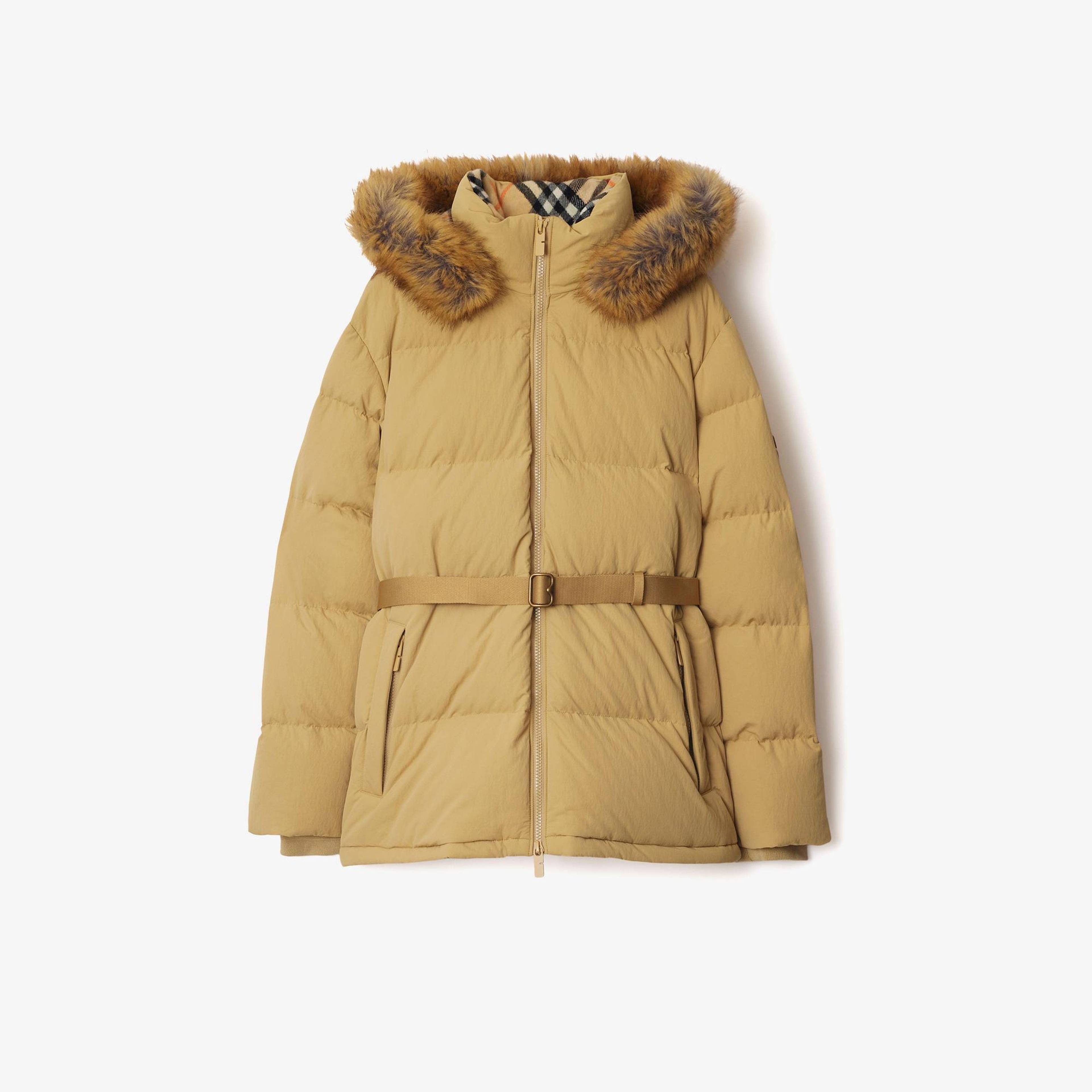 Burberry Kadın Sarı Mont