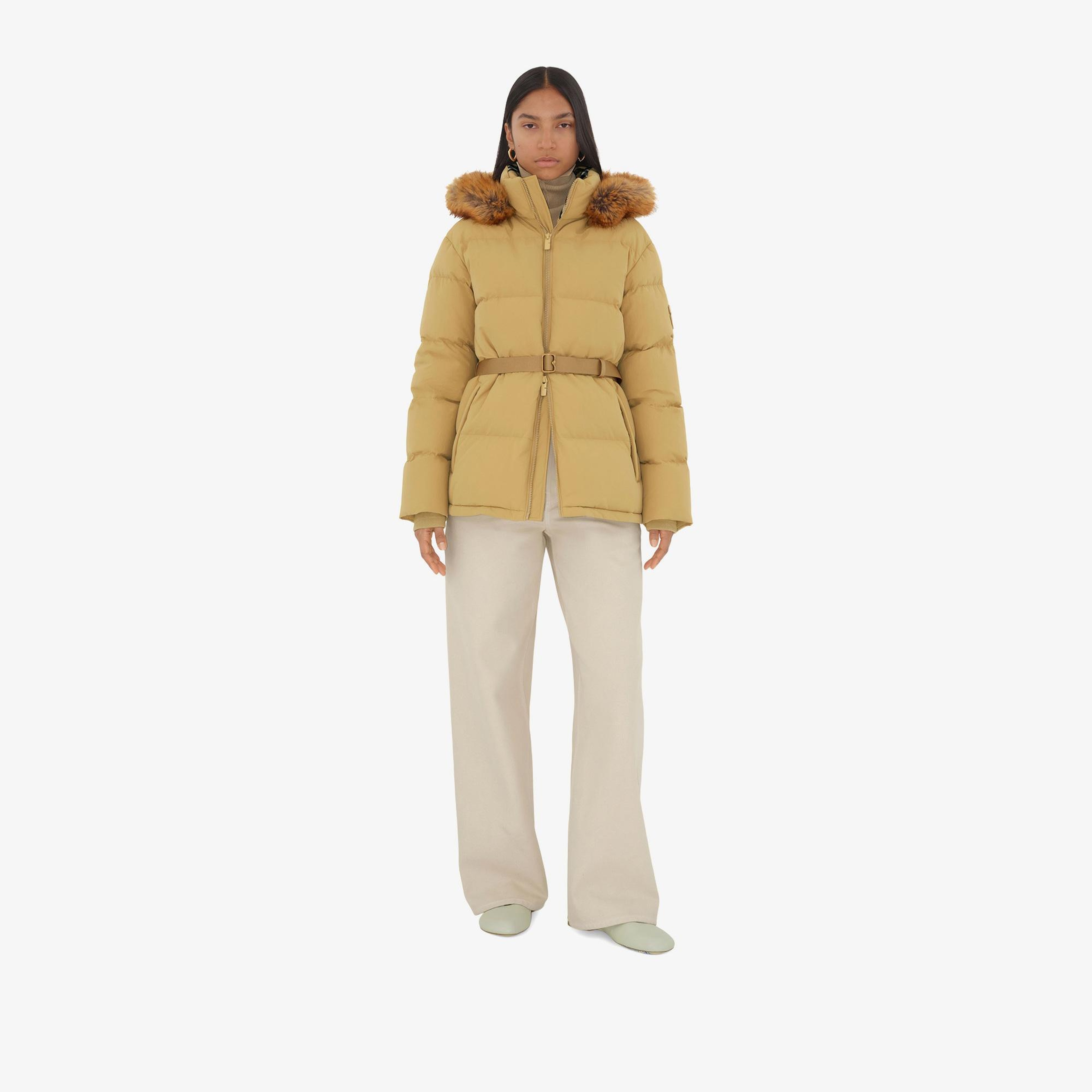 Burberry Kadın Sarı Mont