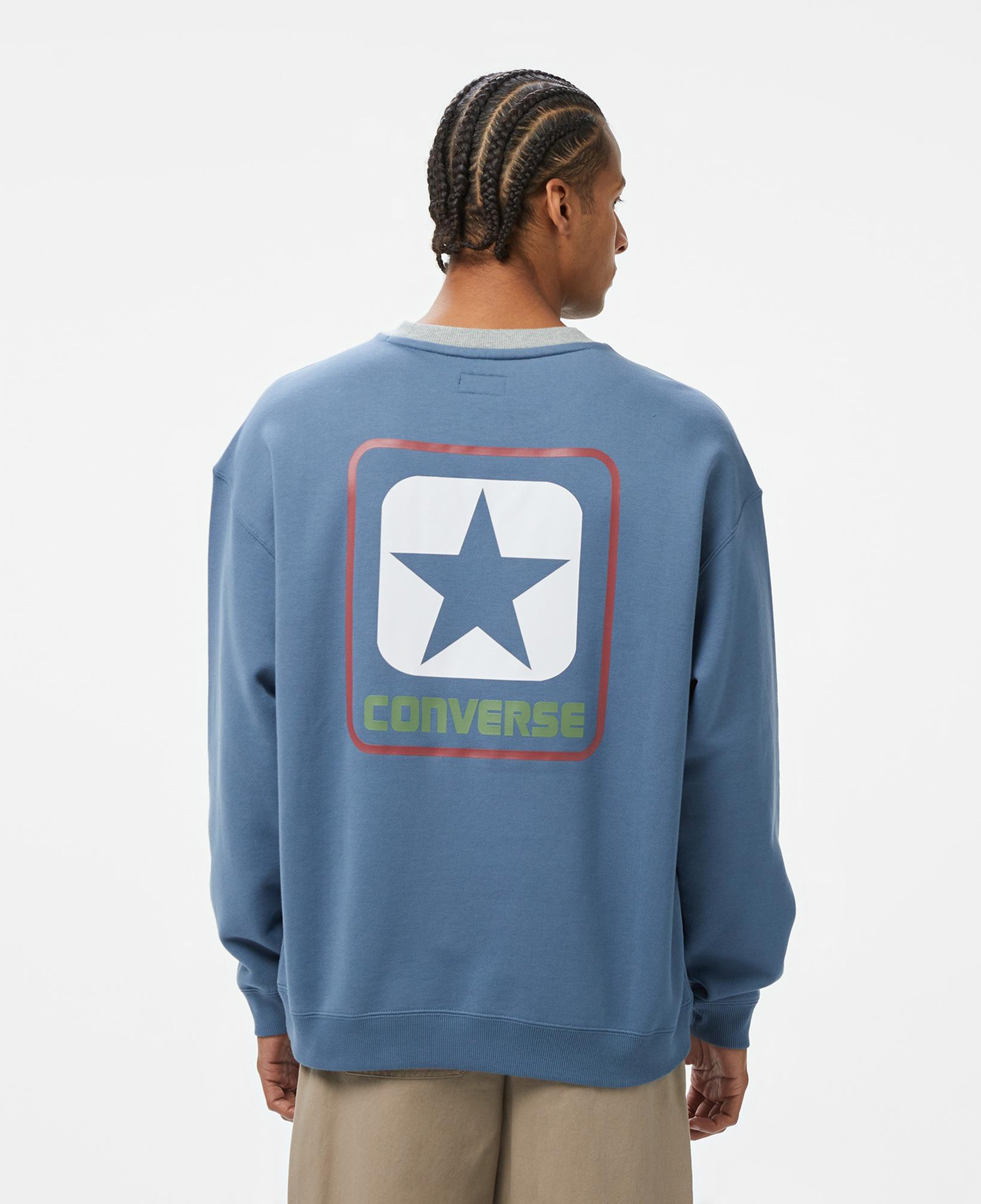 Converse Erkek Mavi Sweatshirt