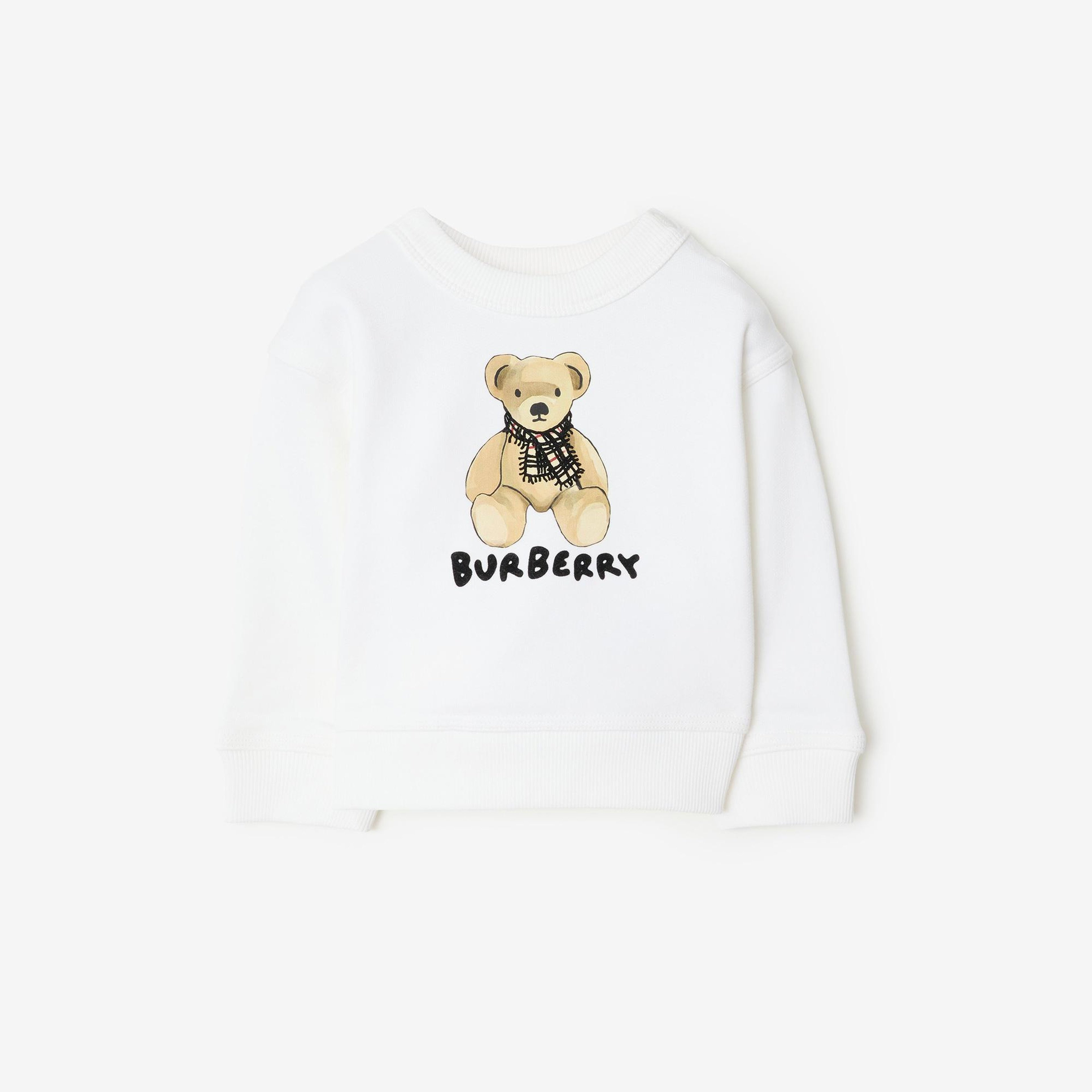 Burberry Çocuk Beyaz Sweatshirt