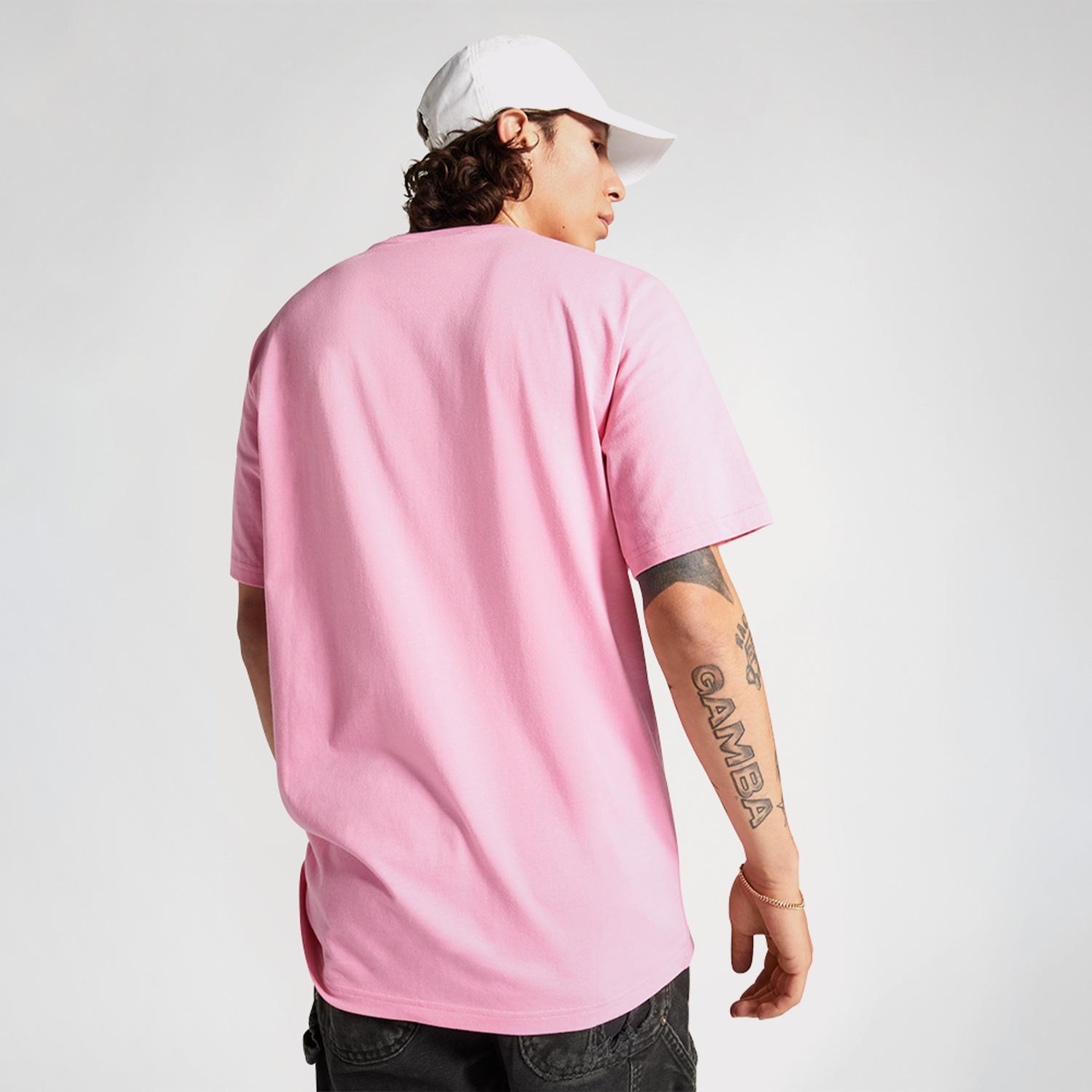 Converse Go-To Star Chevron Standard-Fit Unisex Pembe T-Shirt