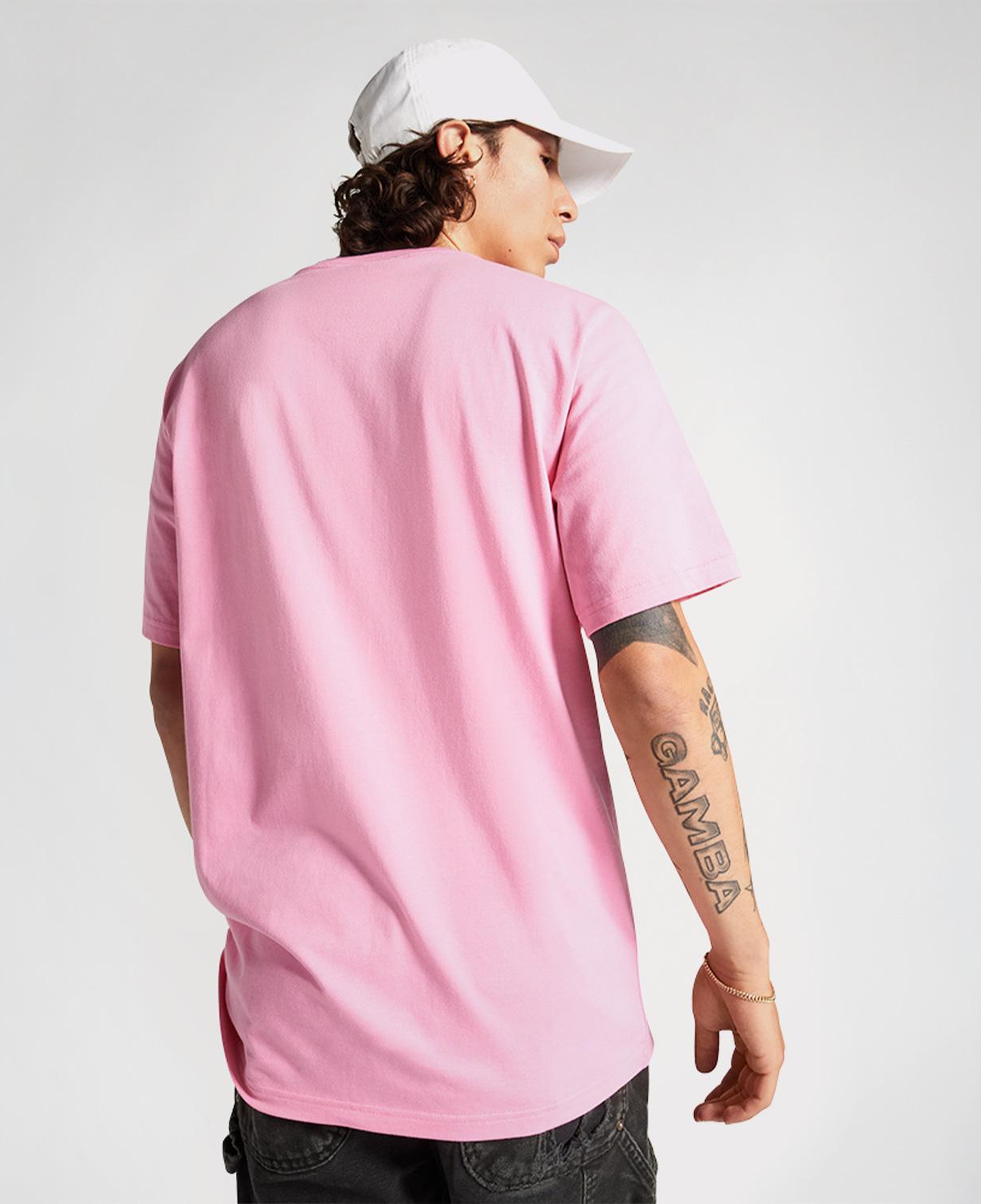 Converse Go-To Star Chevron Standard-Fit Unisex Pembe T-Shirt