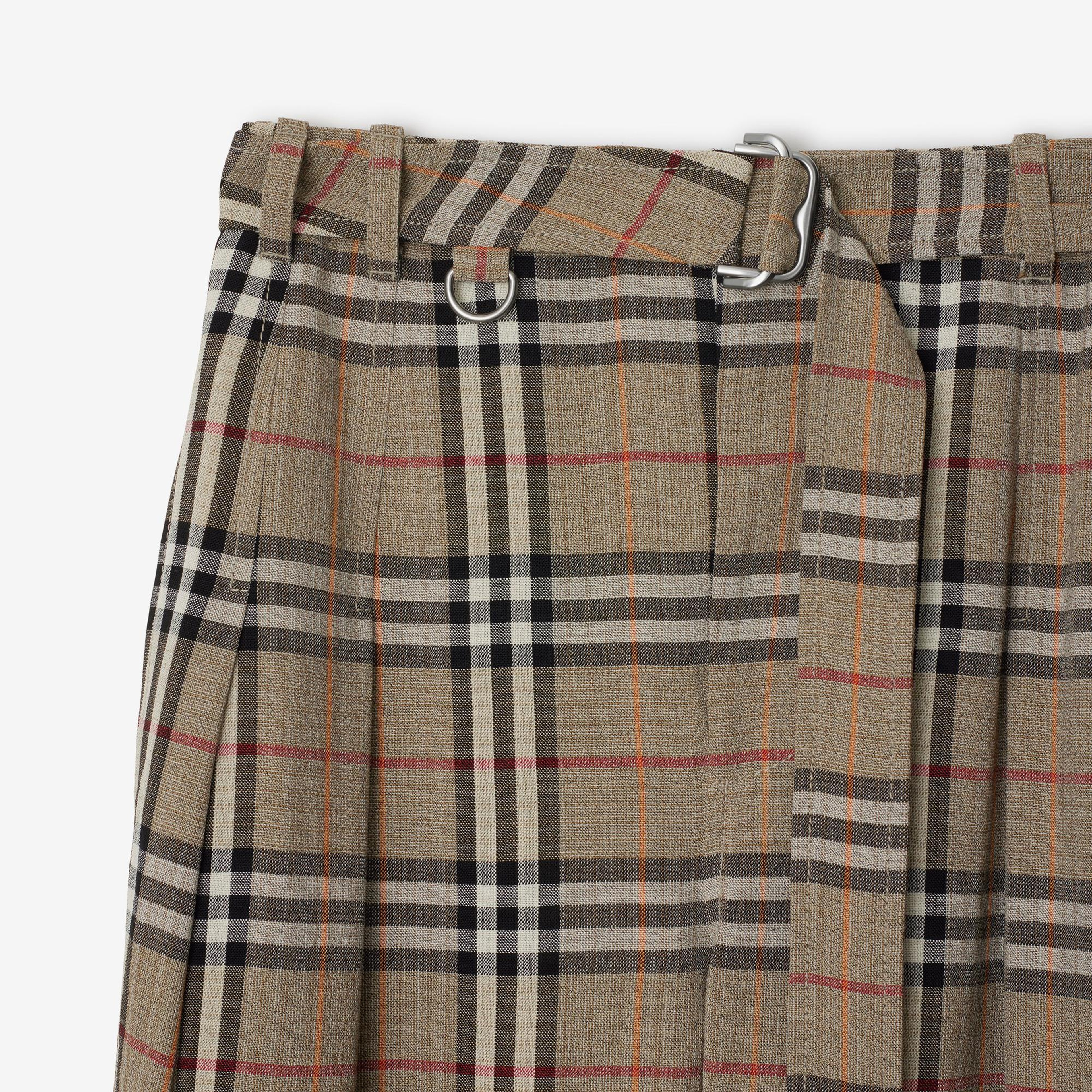 Burberry Kadın Gri Pantolon