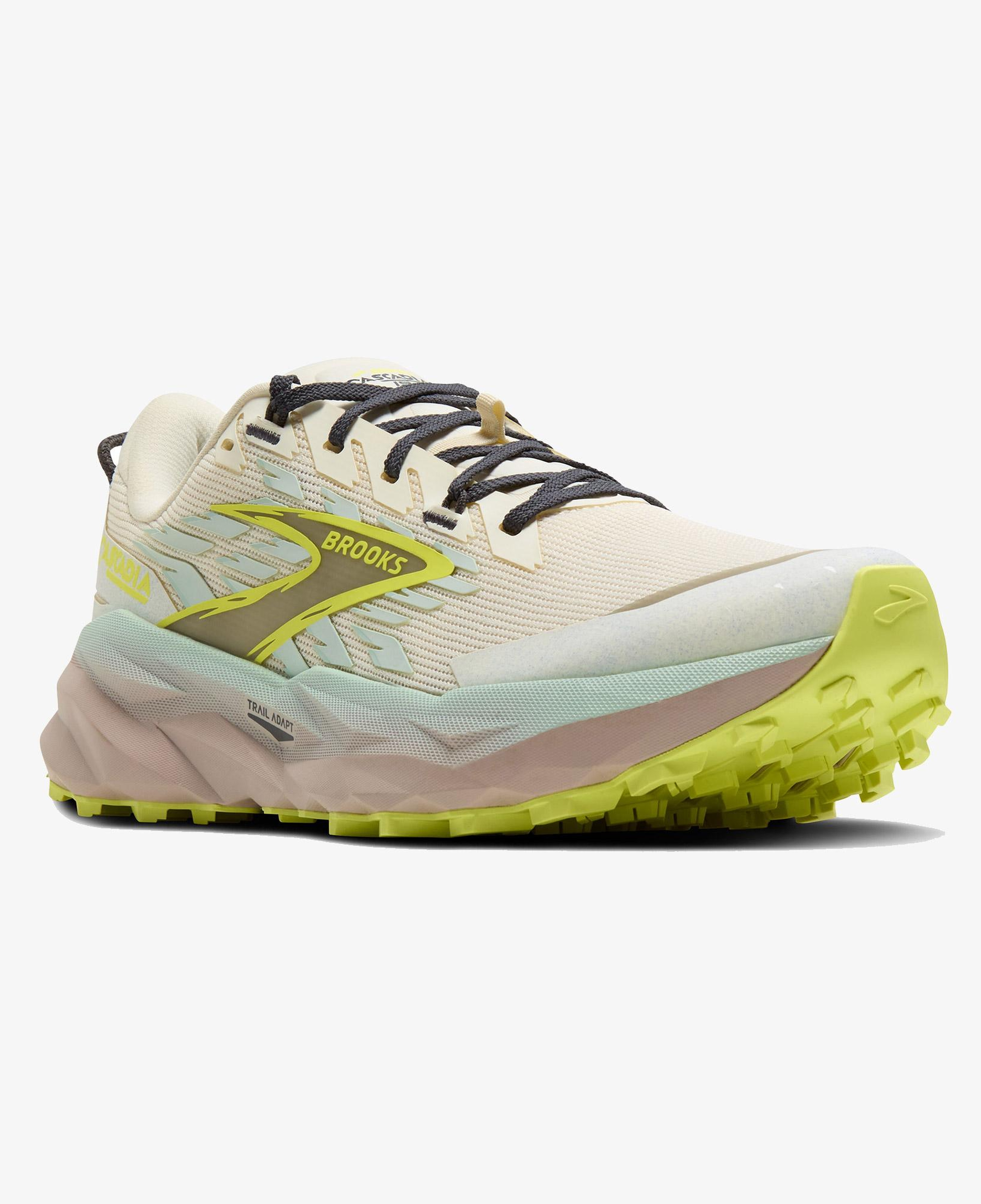 Brooks Cascadia 19 Kadın Bej Koşu Ayakkabısı