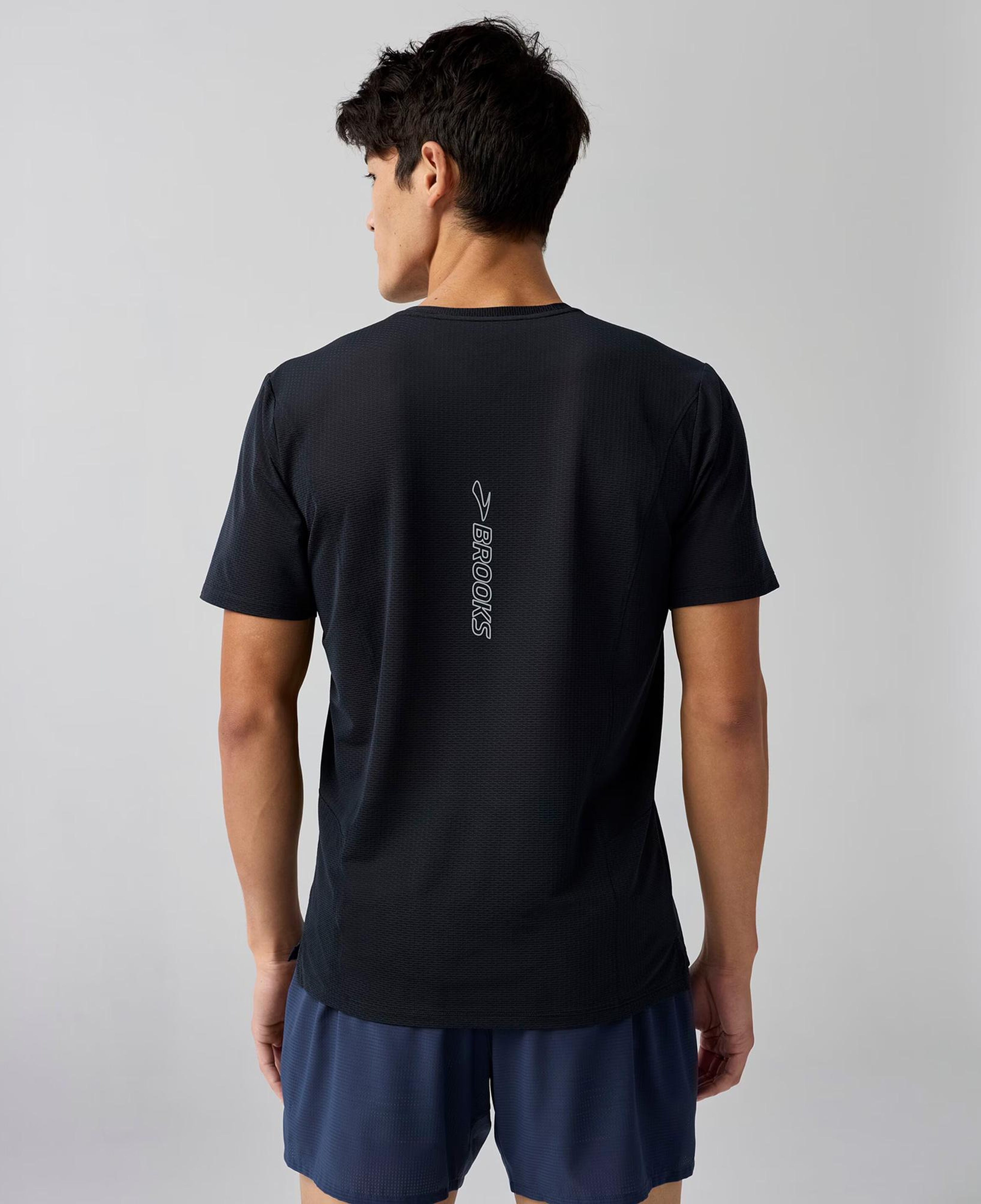 Brooks High Point Sleeve 2.0 Erkek Siyah T-Shirt