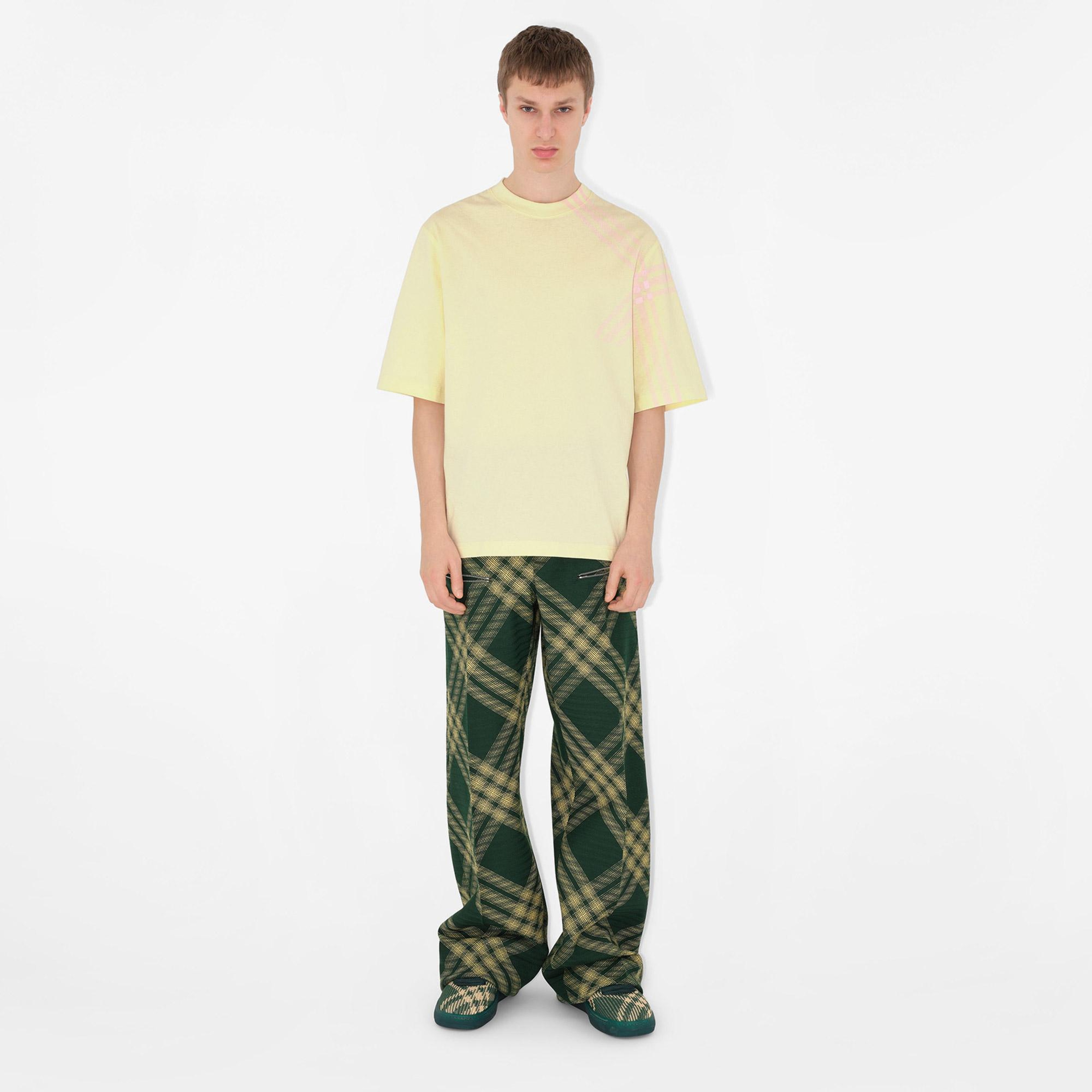 Burberry Erkek Sarı T-Shirt