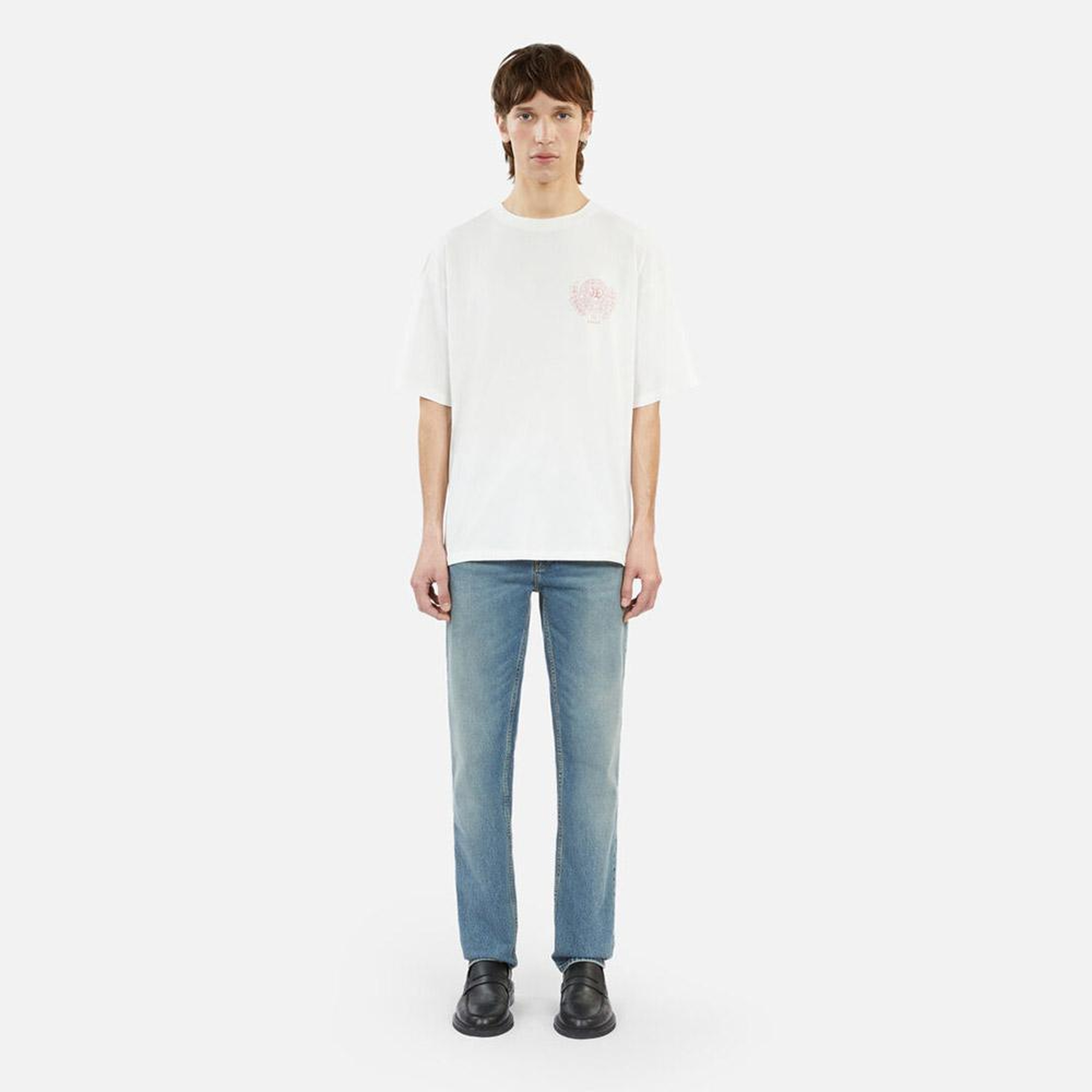 ERKEK BEJ BASKILI T-SHIRT