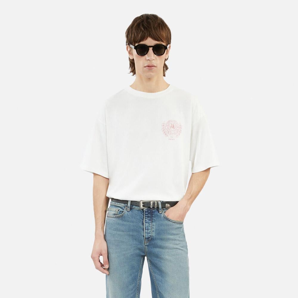 ERKEK BEJ BASKILI T-SHIRT