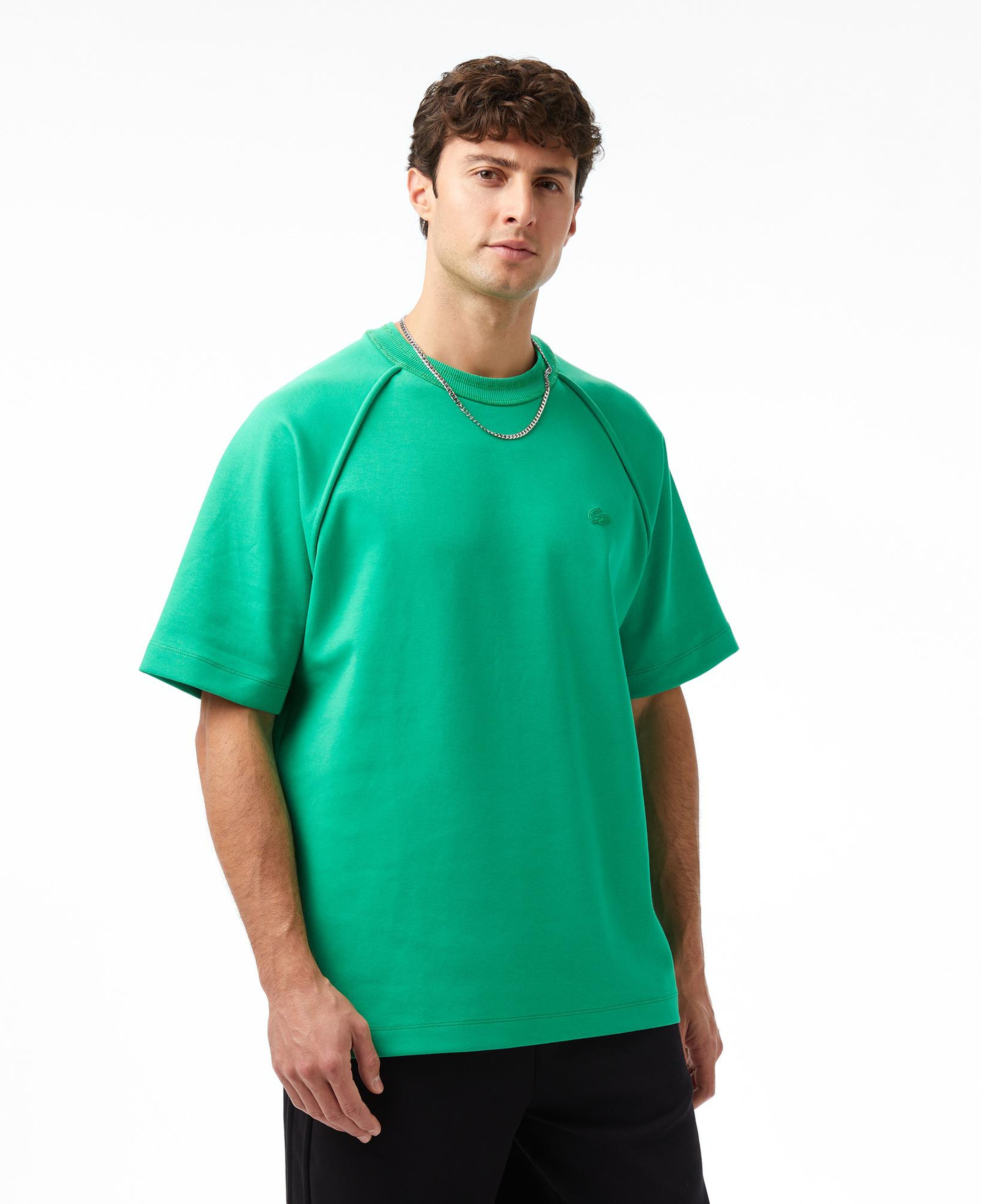 Lacoste x House of SuperStep Loose Fit Erkek Yeşil T-Shirt