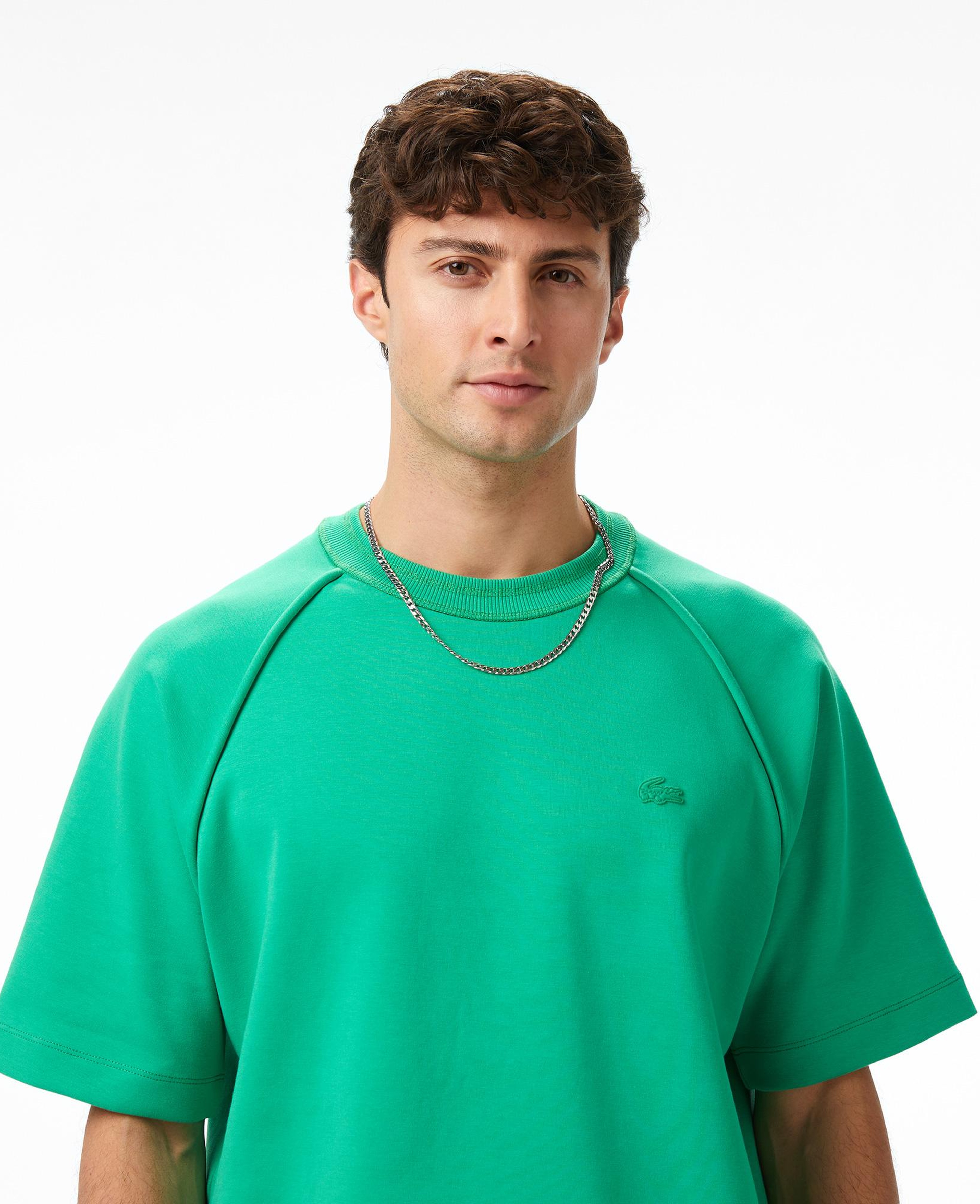 Lacoste x House of SuperStep Loose Fit Erkek Yeşil T-Shirt