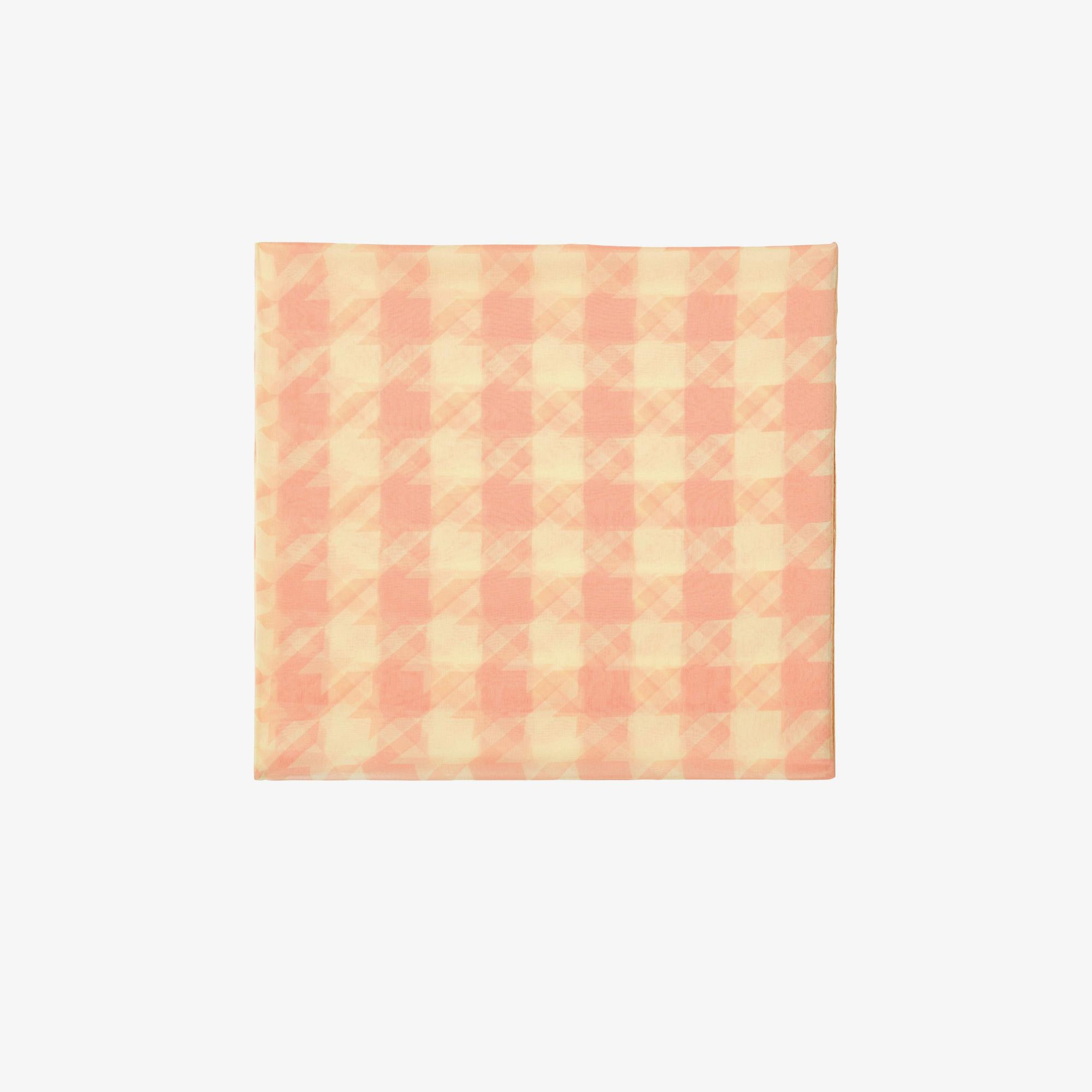Burberry Unisex Pembe İpek Eşarp