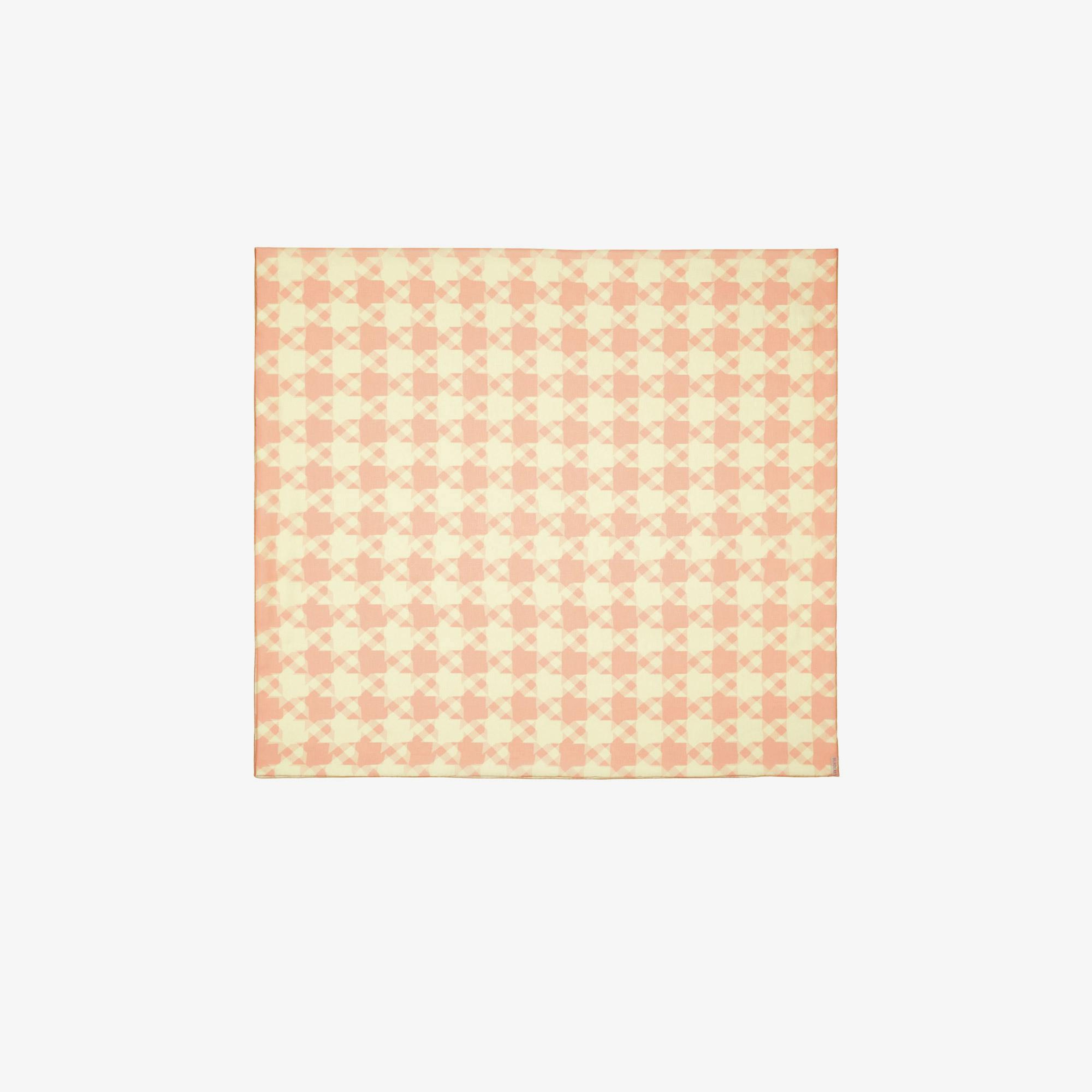 Burberry Unisex Pembe İpek Eşarp