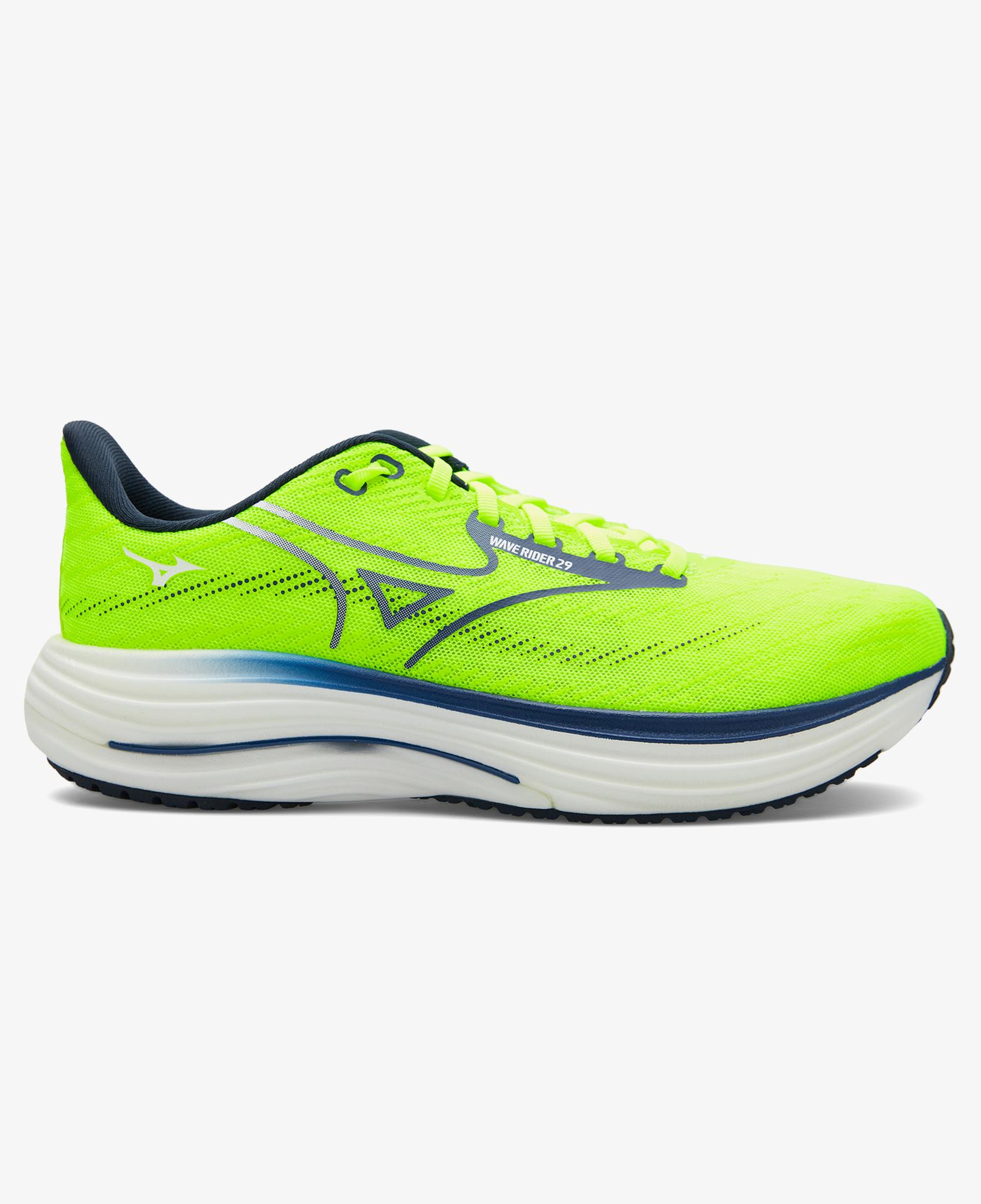 Mizuno Wave Rider 29 Unisex Sarı Koşu Ayakkabısı