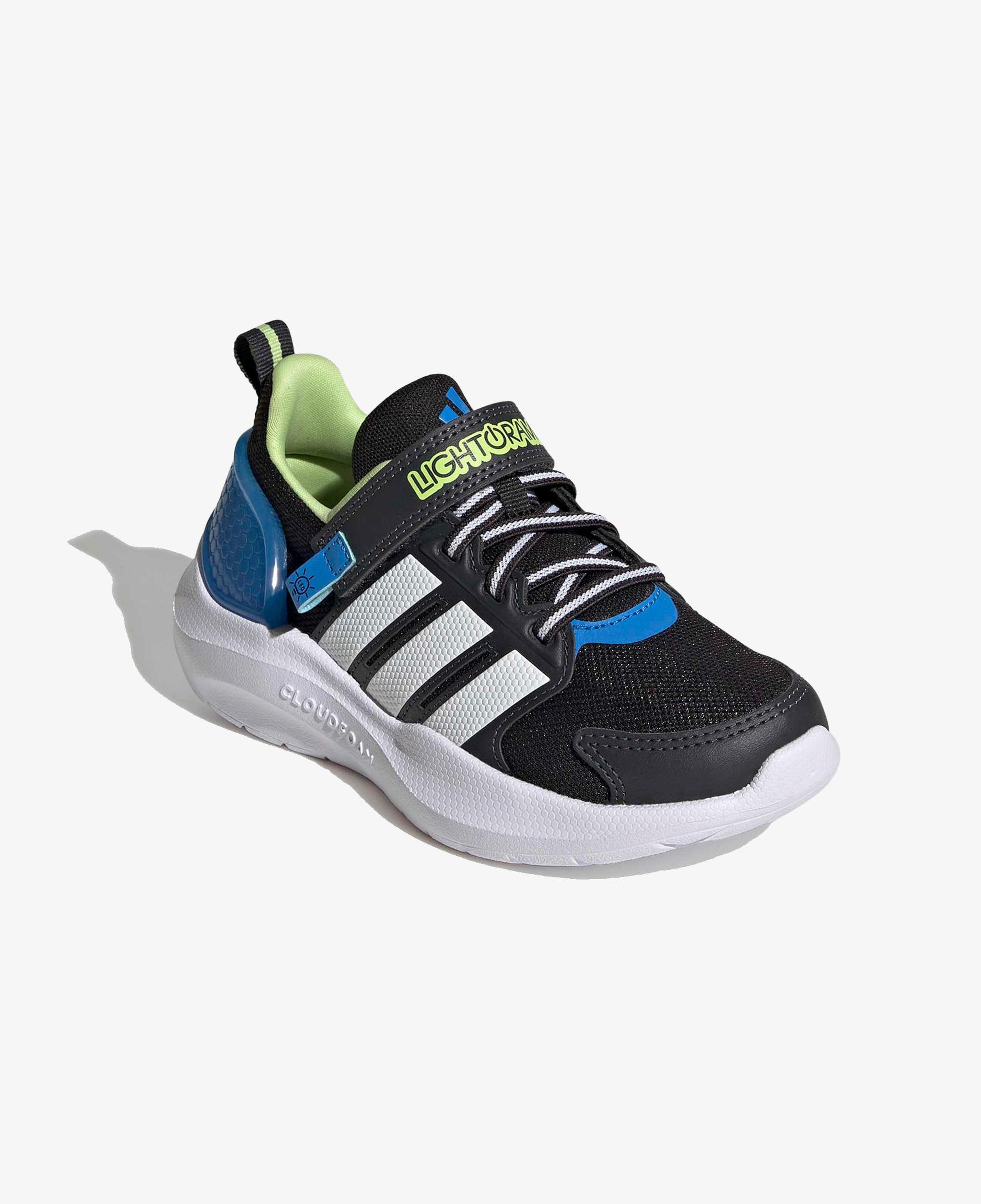 adidas Lightorama Runner Elastic Lace Çocuk Siyah Koşu Ayakkabısı