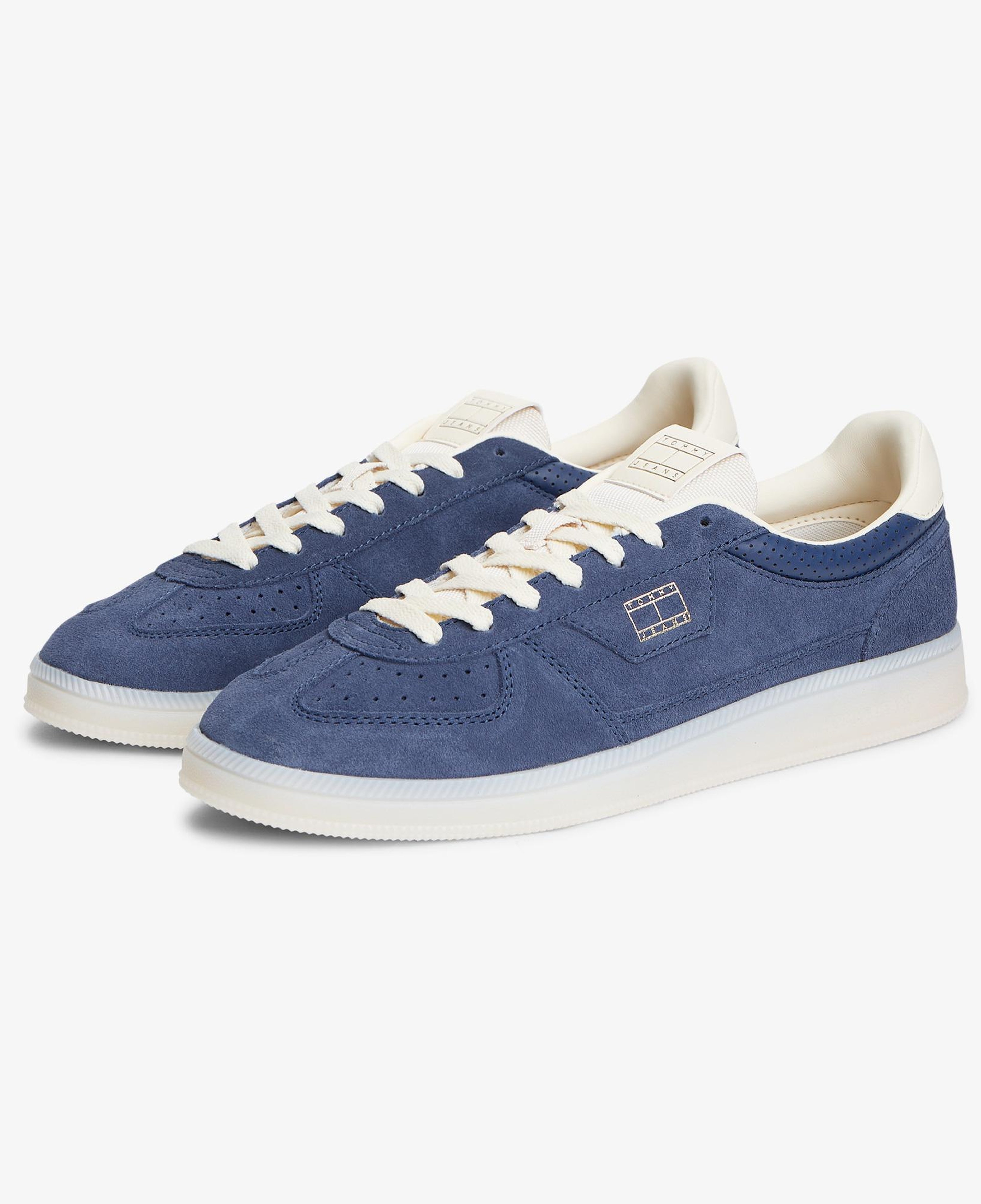Tommy Hilfiger The Greenwich Edge Suede Erkek Mavi Spor Ayakkabı