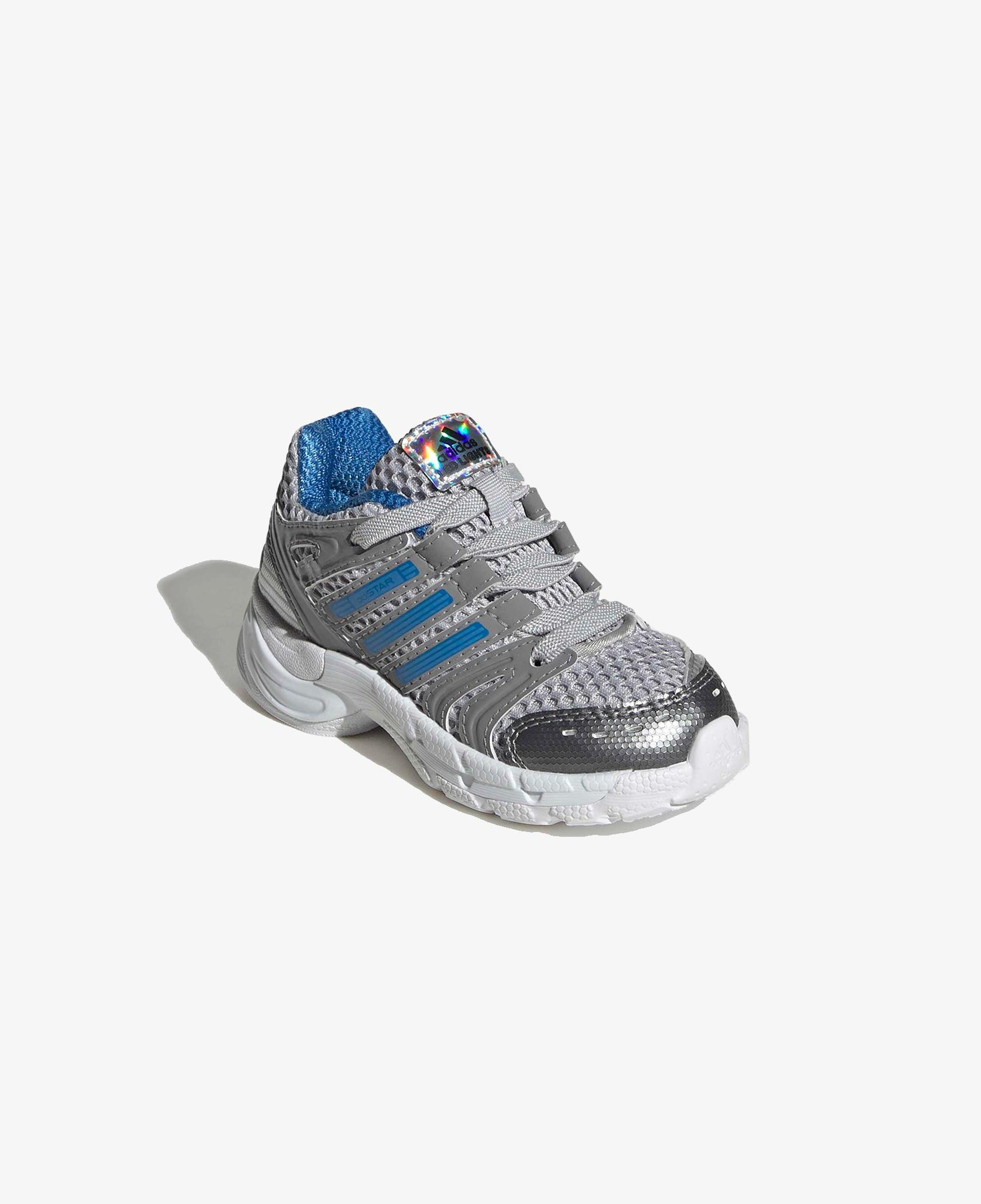 adidas Adistar Control 5 Led Elastic Lace Çocuk Gri Koşu Ayakkabısı