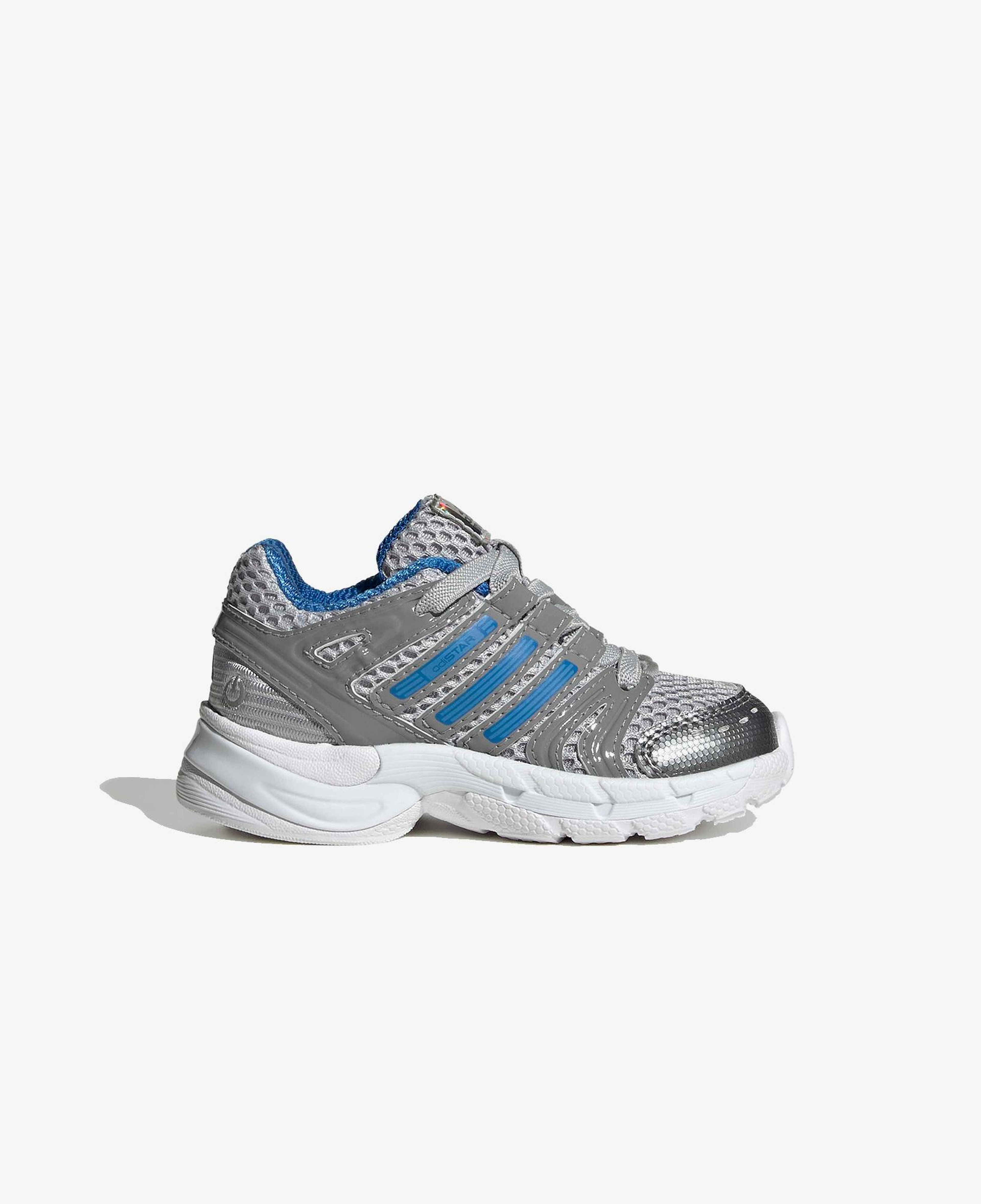adidas Adistar Control 5 Led Elastic Lace Çocuk Gri Koşu Ayakkabısı