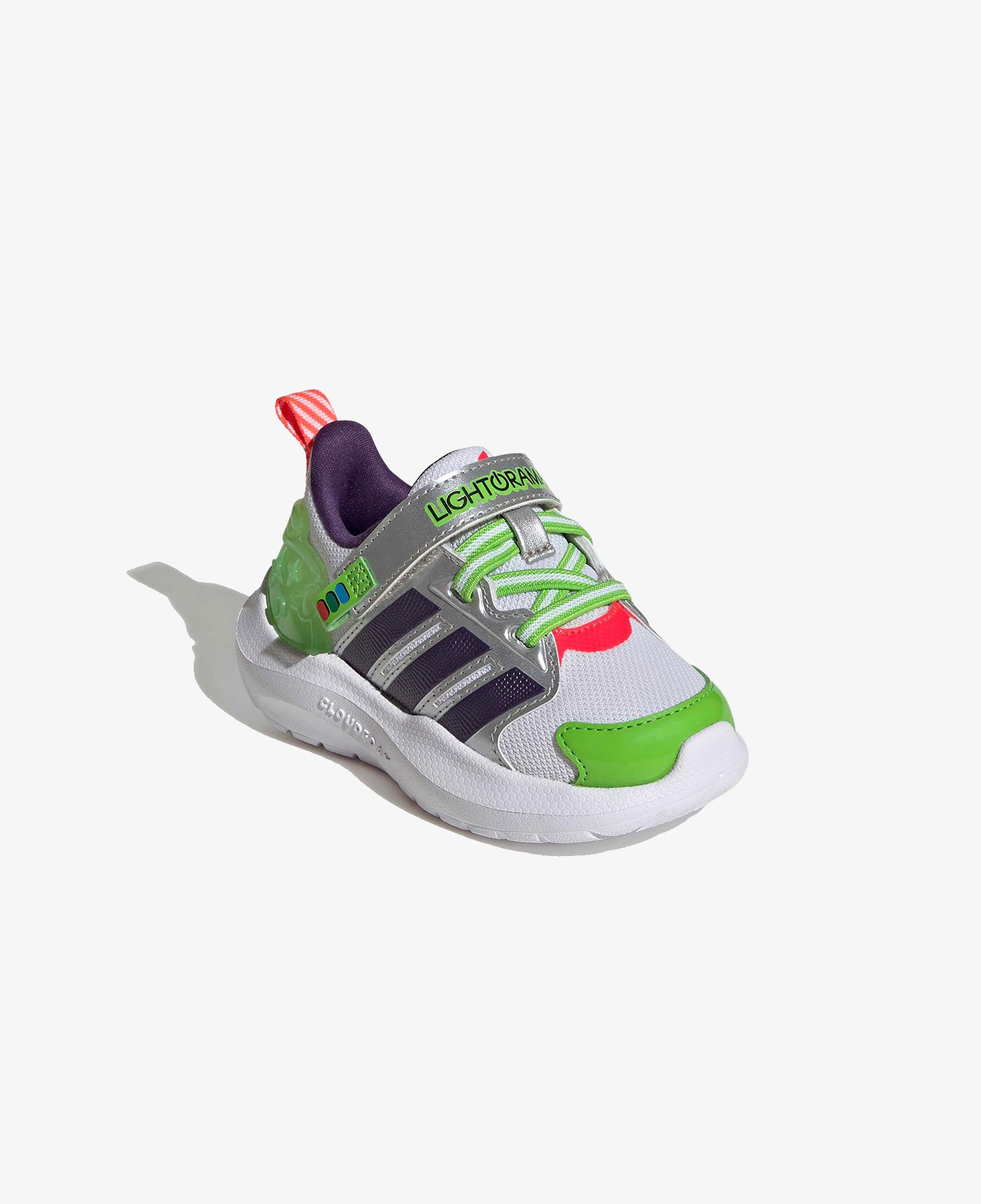 adidas Lightorama Runner Buzz Elastic Lace Çocuk Beyaz Koşu Ayakkabısı