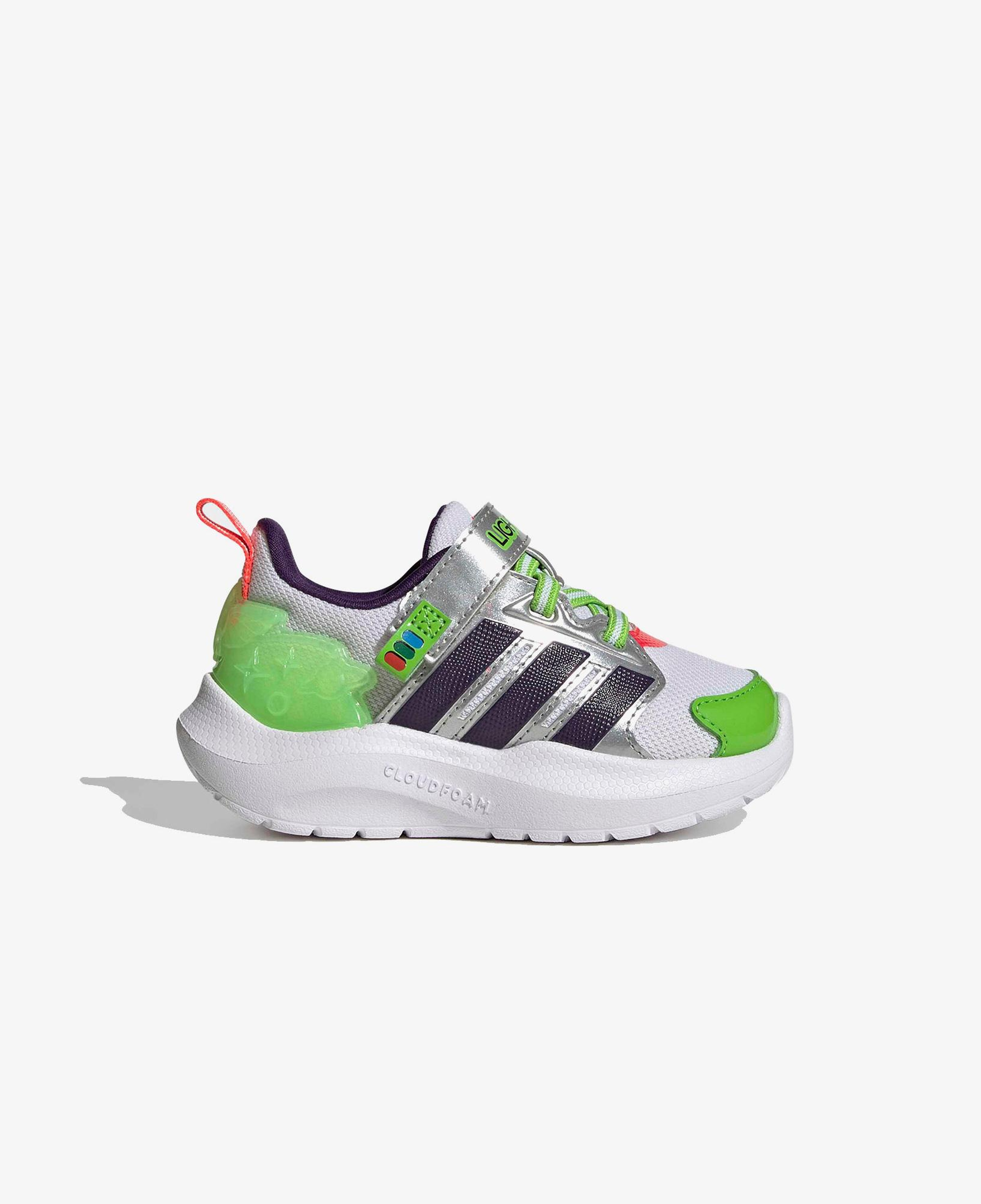 adidas Lightorama Runner Buzz Elastic Lace Çocuk Beyaz Koşu Ayakkabısı