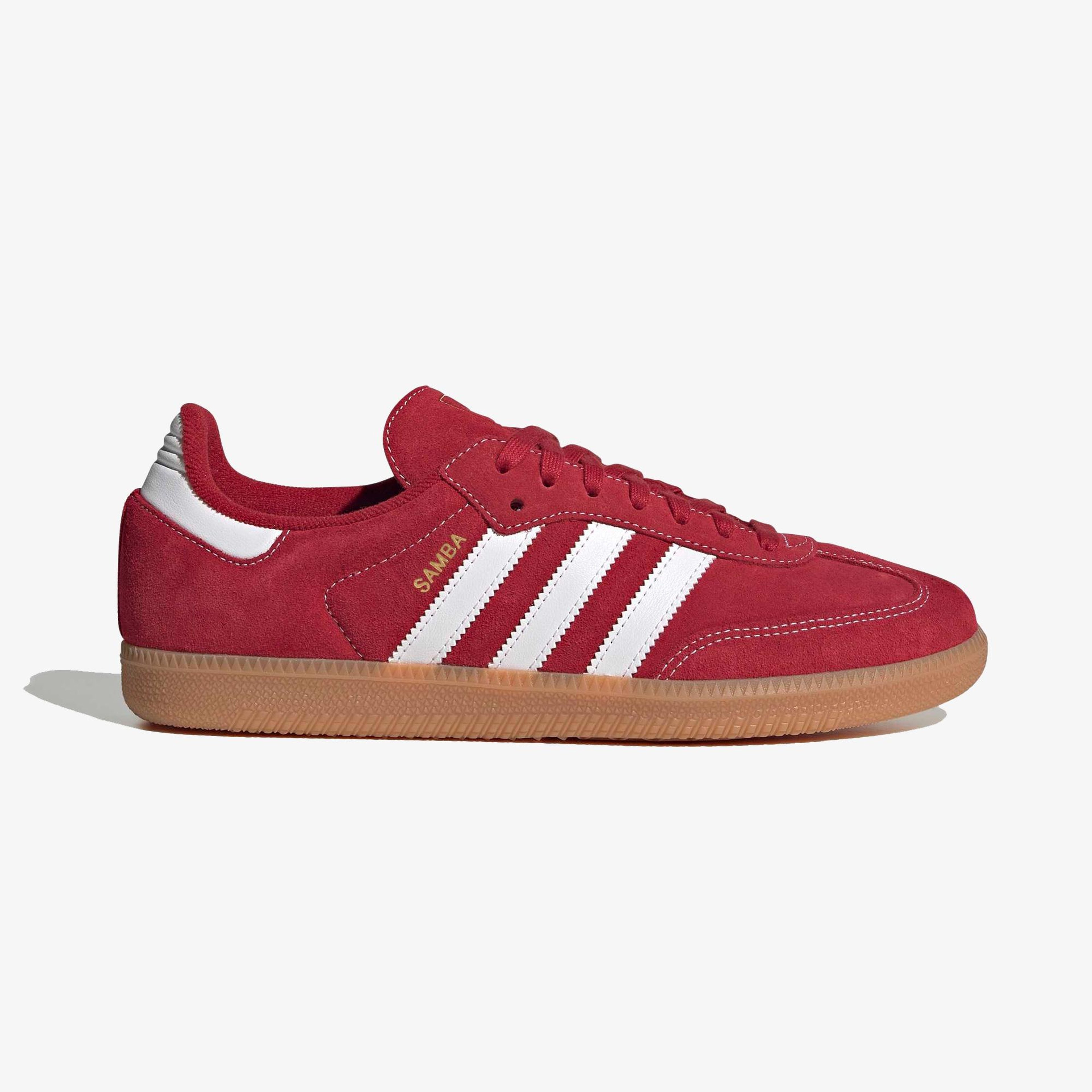 adidas Samba Og Kadın Kırmızı Spor Ayakkabı