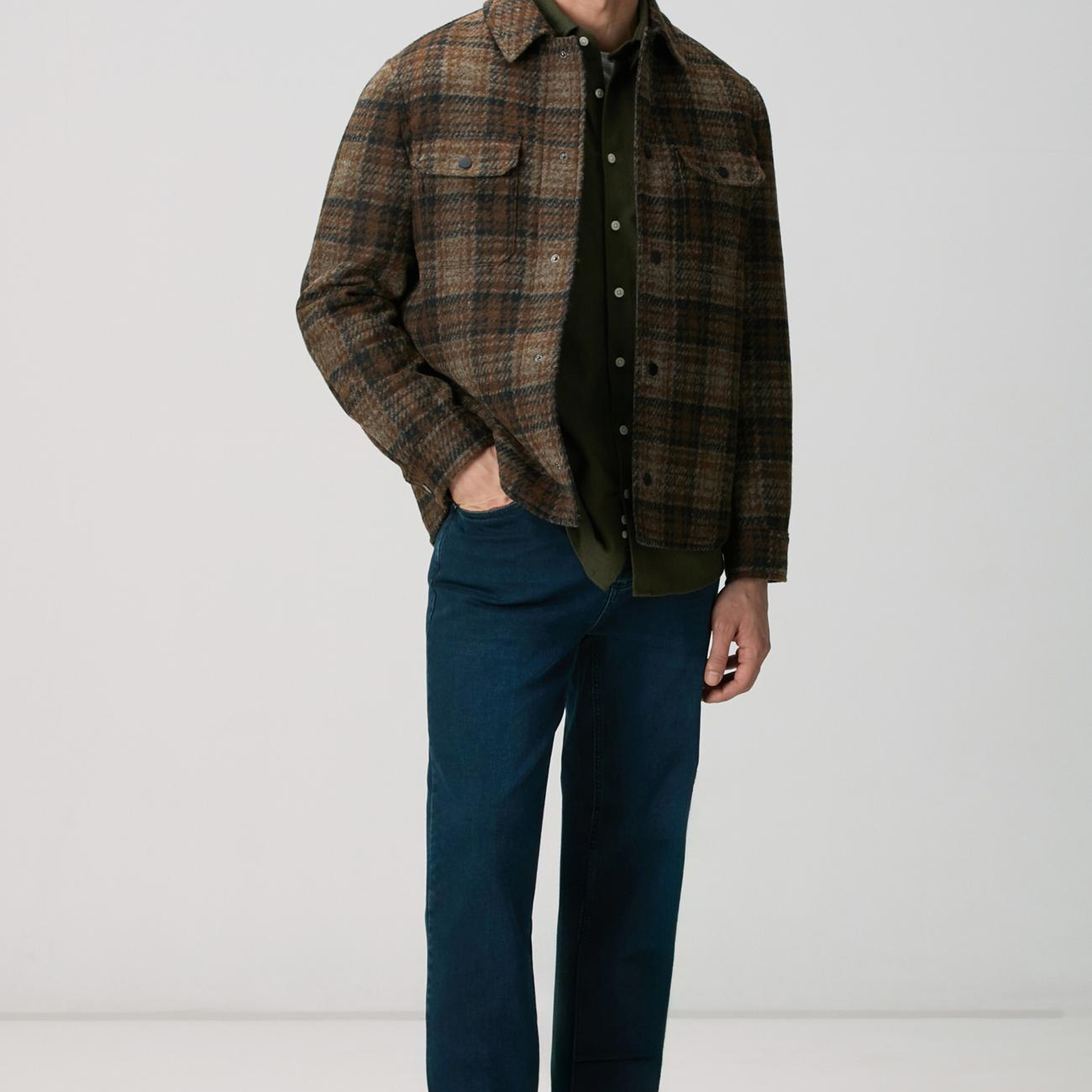 Network Erkek Lacivert Örme Denim Pantolon